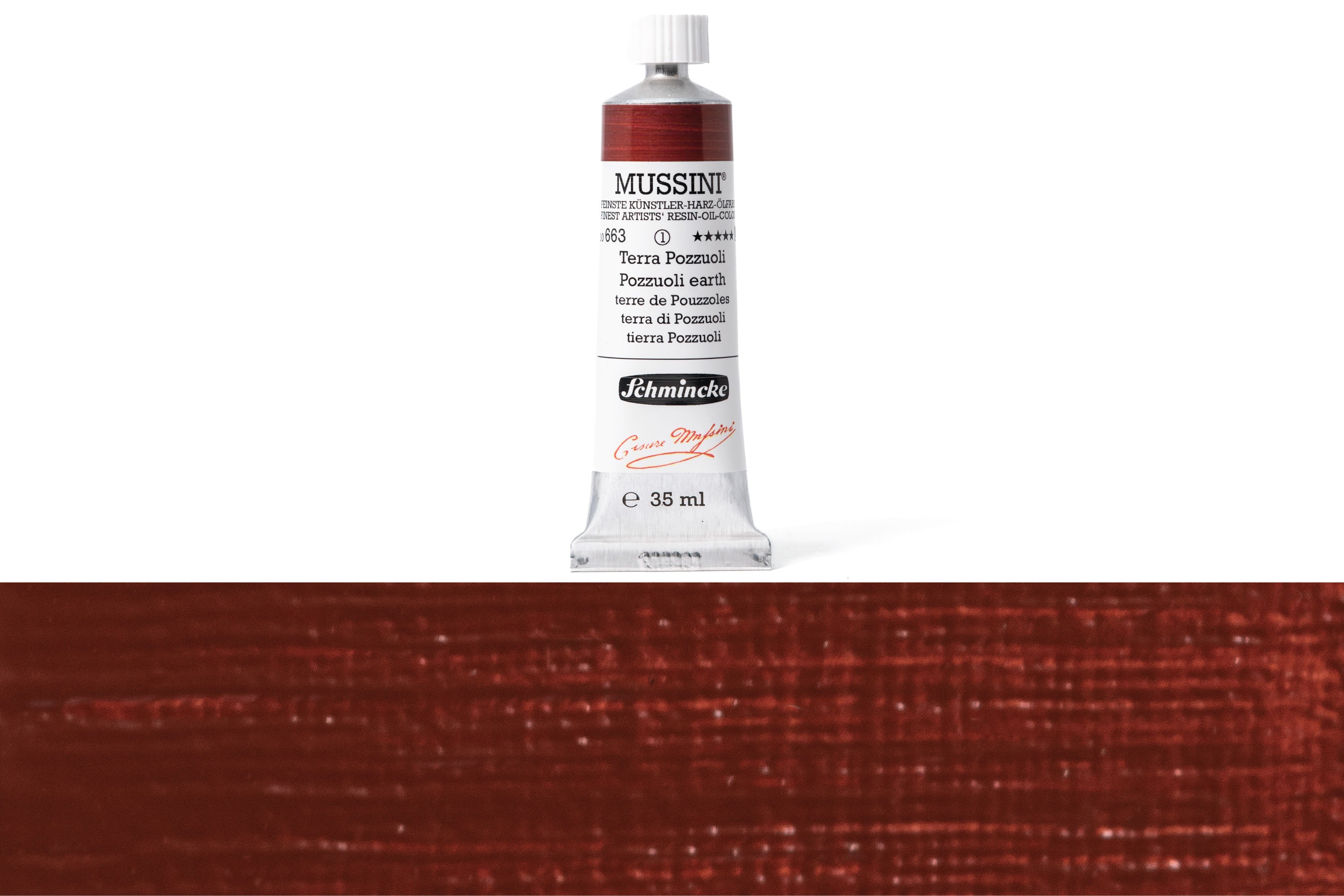 Schmincke - Mussini Oil Colors, 35 mL, #663 Pozzuoli Earth - St. Louis Art Supply