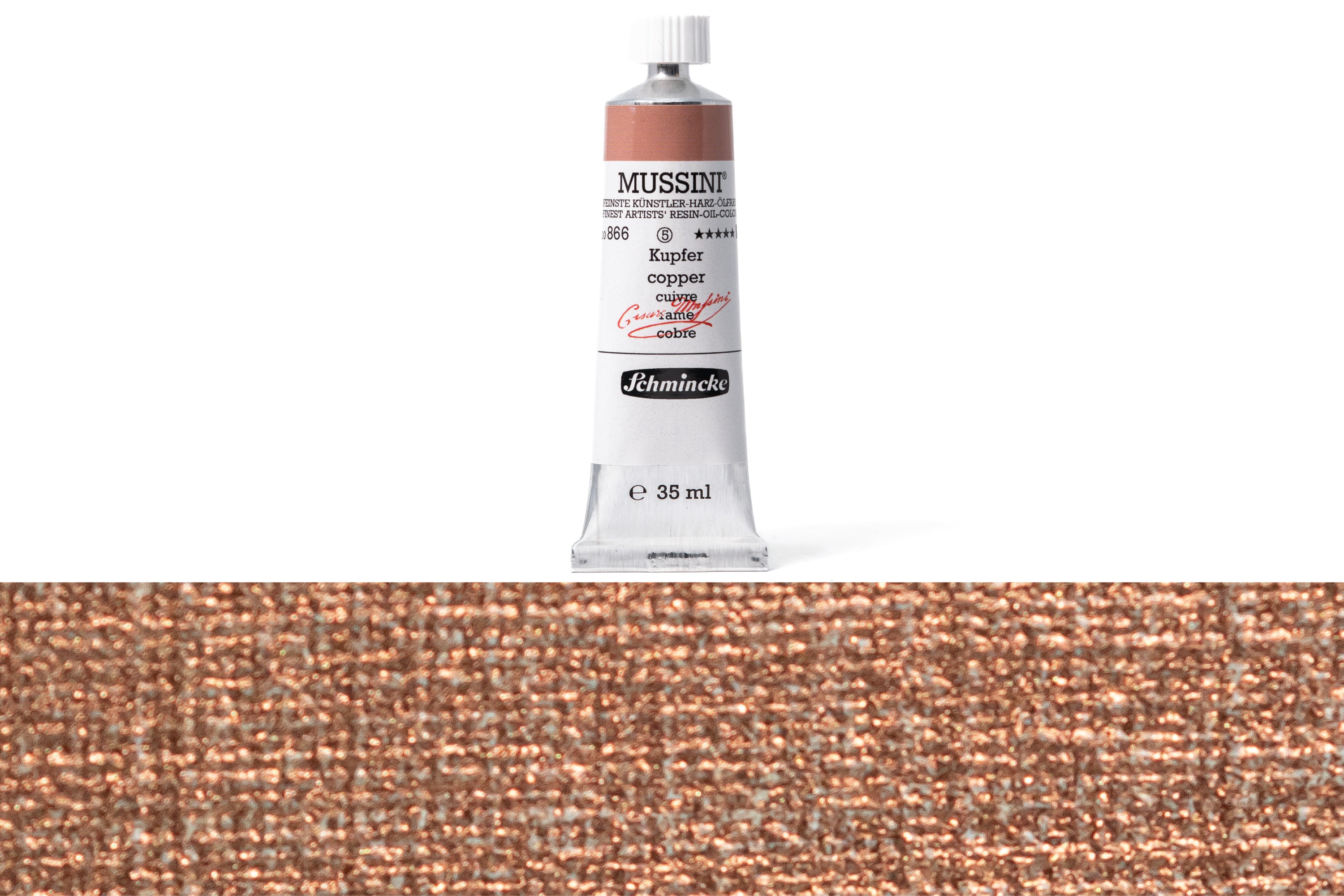 Schmincke - Mussini Oil Colors, 35 mL, #866 Copper - St. Louis Art Supply