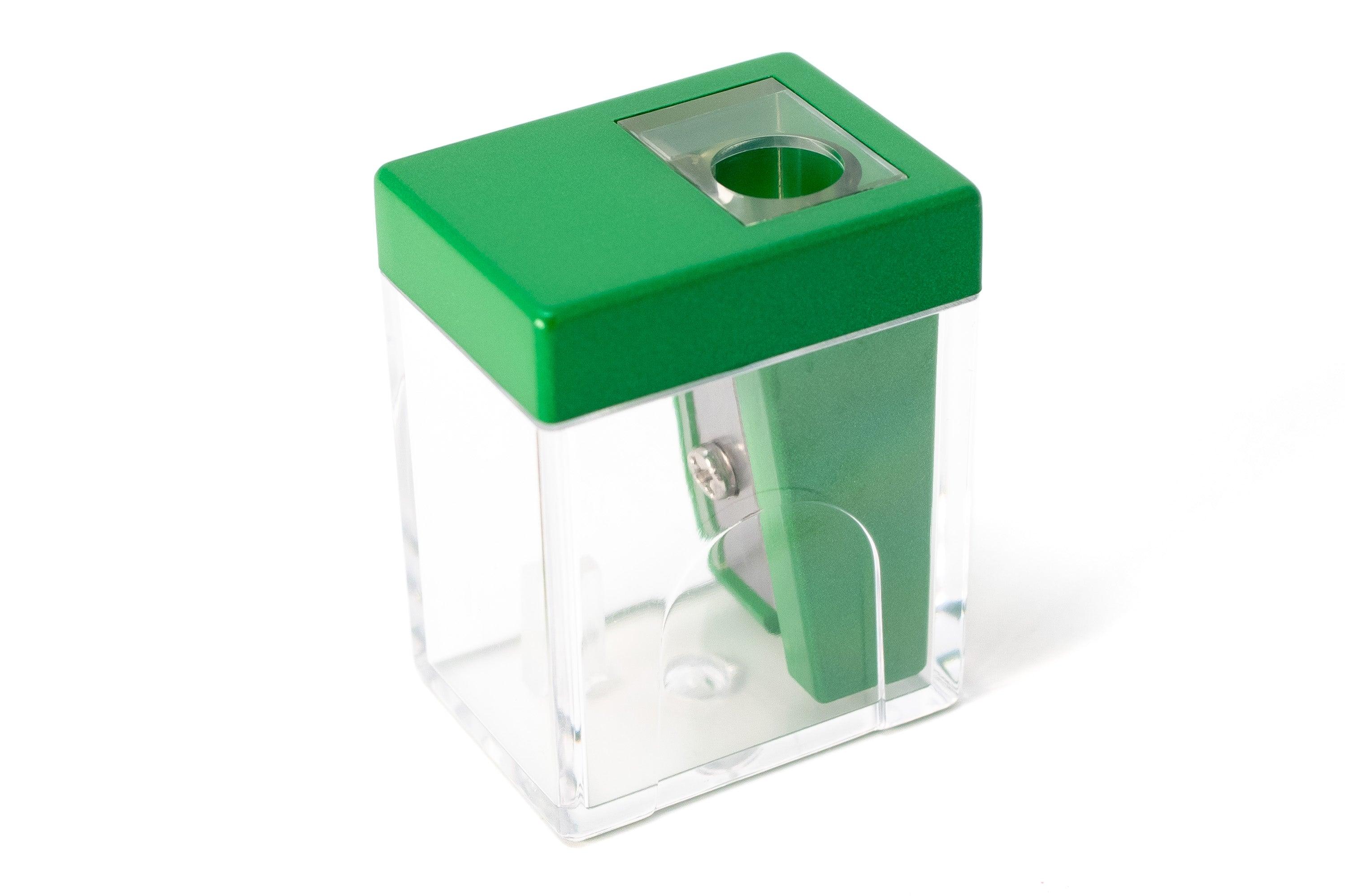 NJK - #531S Long Point Sharpener, Metallic Green - St. Louis Art Supply