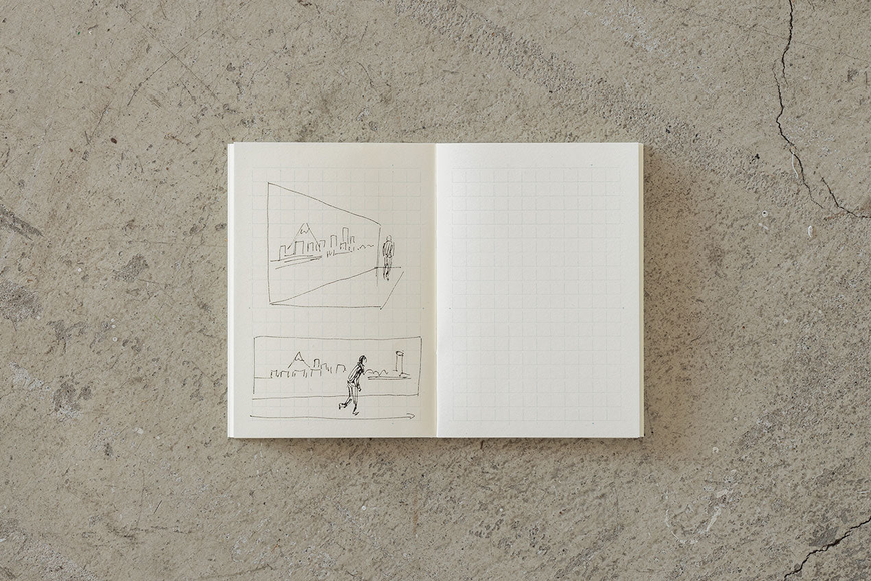 MD Notebook Light, A7 Grid, Set of 3