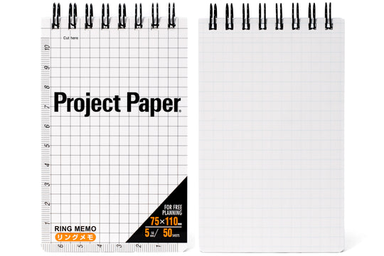 Okina - Project Paper Ring Memo Book - St. Louis Art Supply