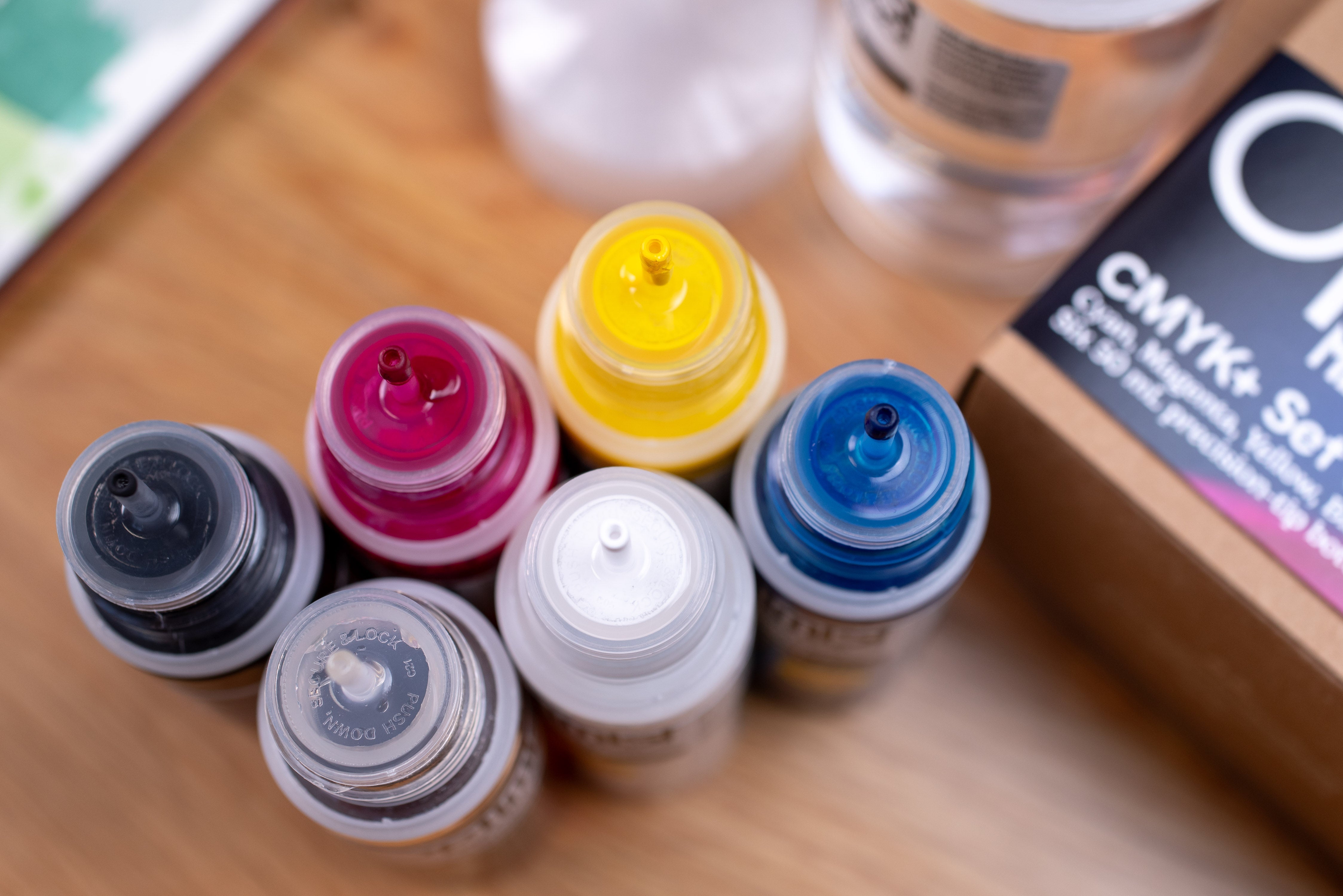 Optimist Pigment Ink, CMYK+ Set of 6