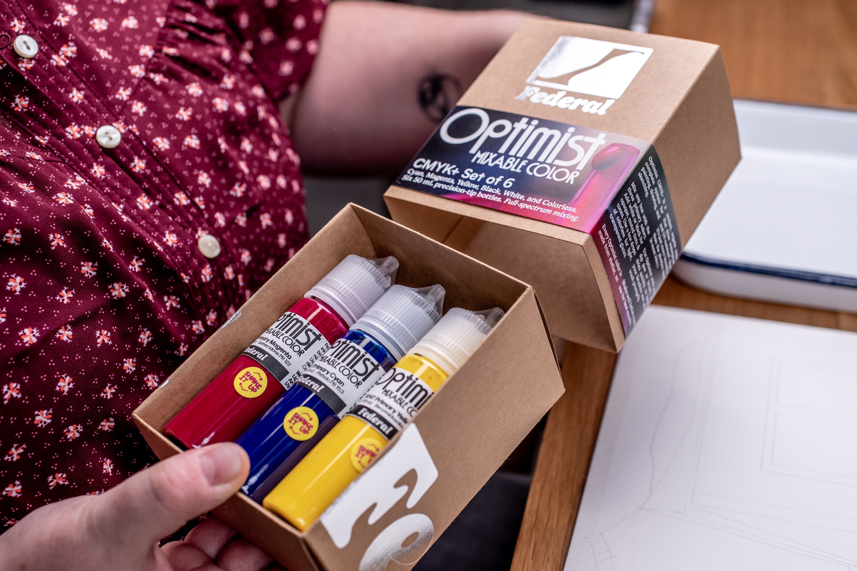 Optimist Pigment Ink, CMYK+ Set of 6