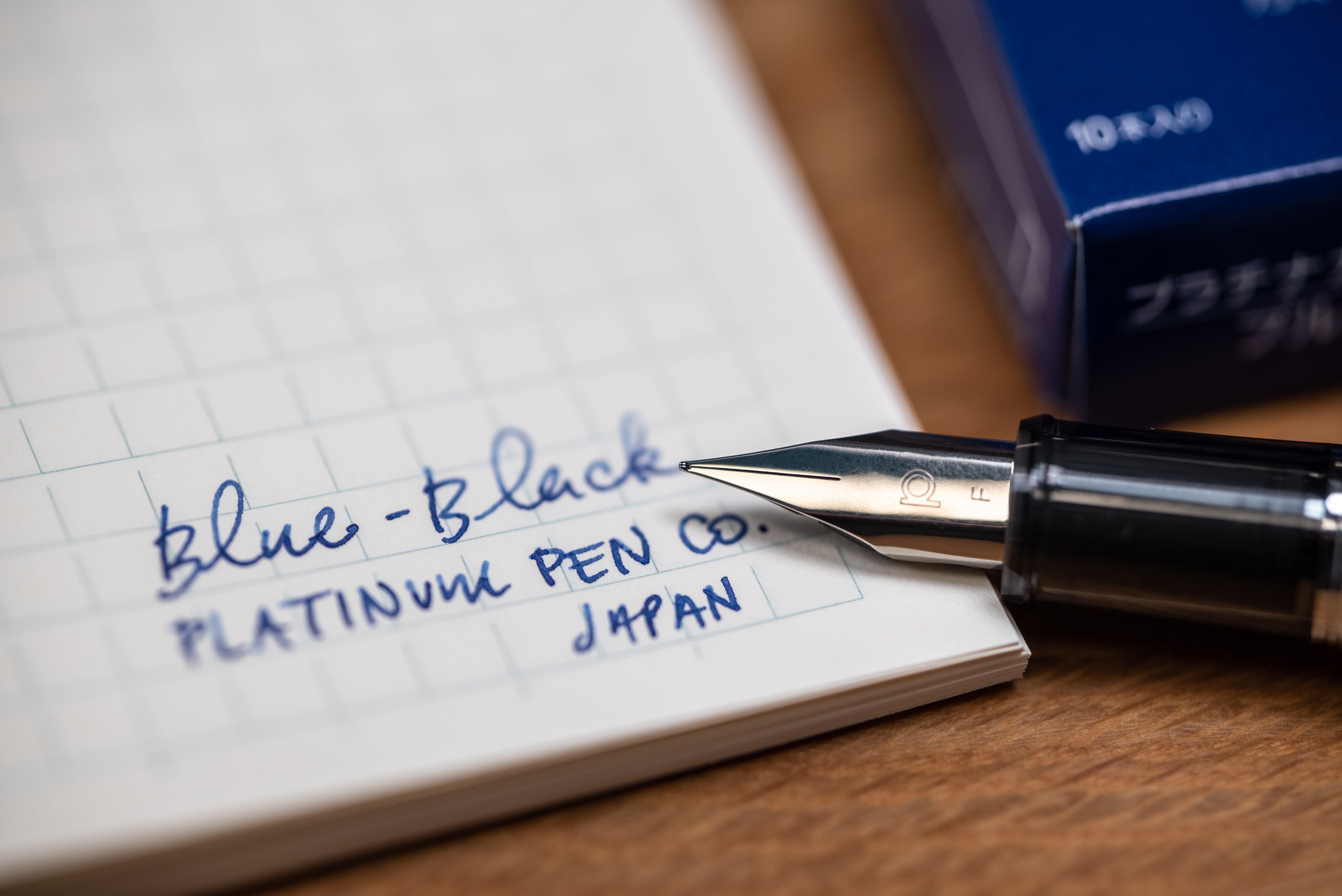 Blue-Black Iron Gall Ink Cartridges, Box of 10