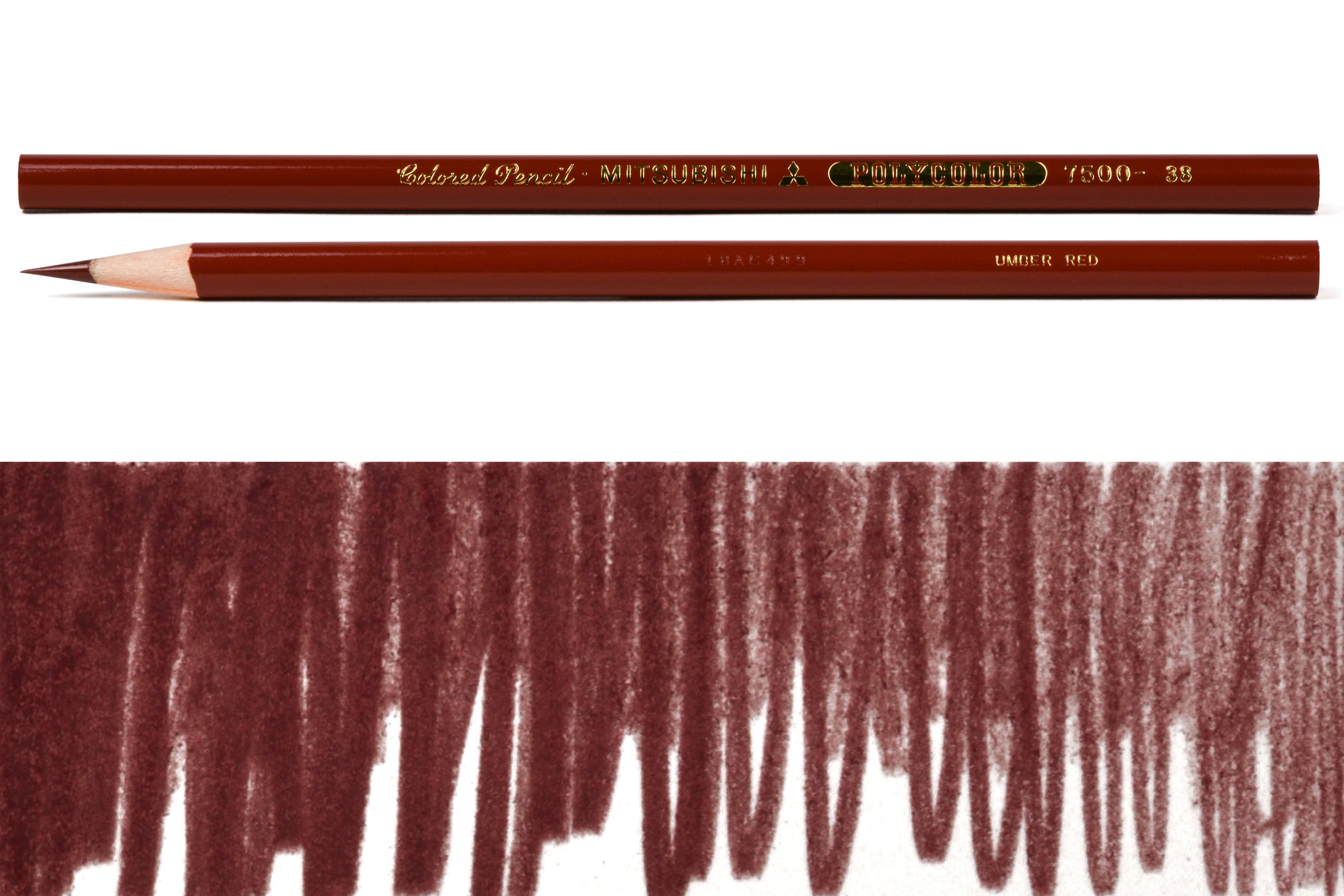 Polycolor Colored Pencils, #38 Umber Red