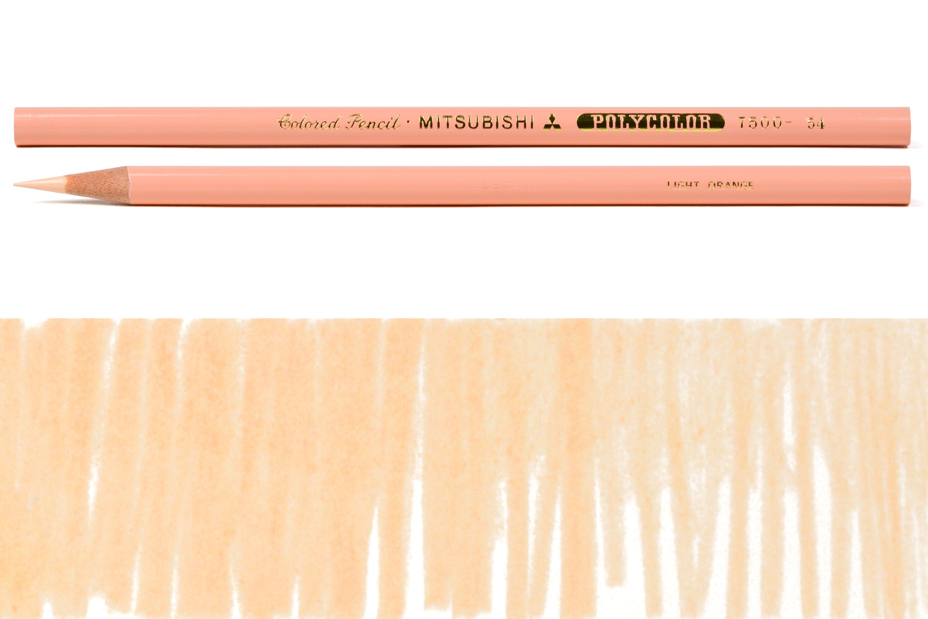 Polycolor Colored Pencils, #54 Light Orange