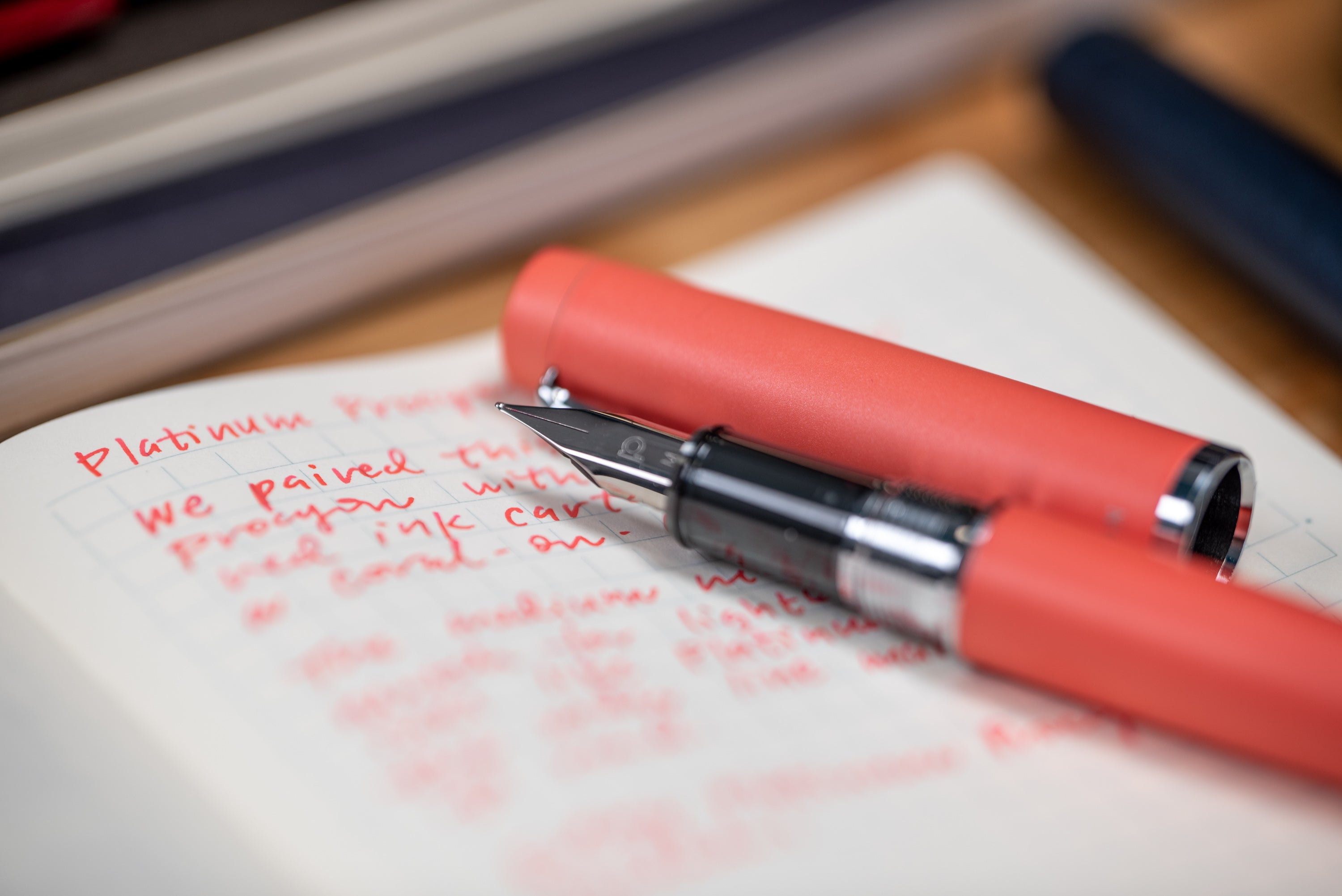 Platinum Red Ink Cartridges, Box of 10