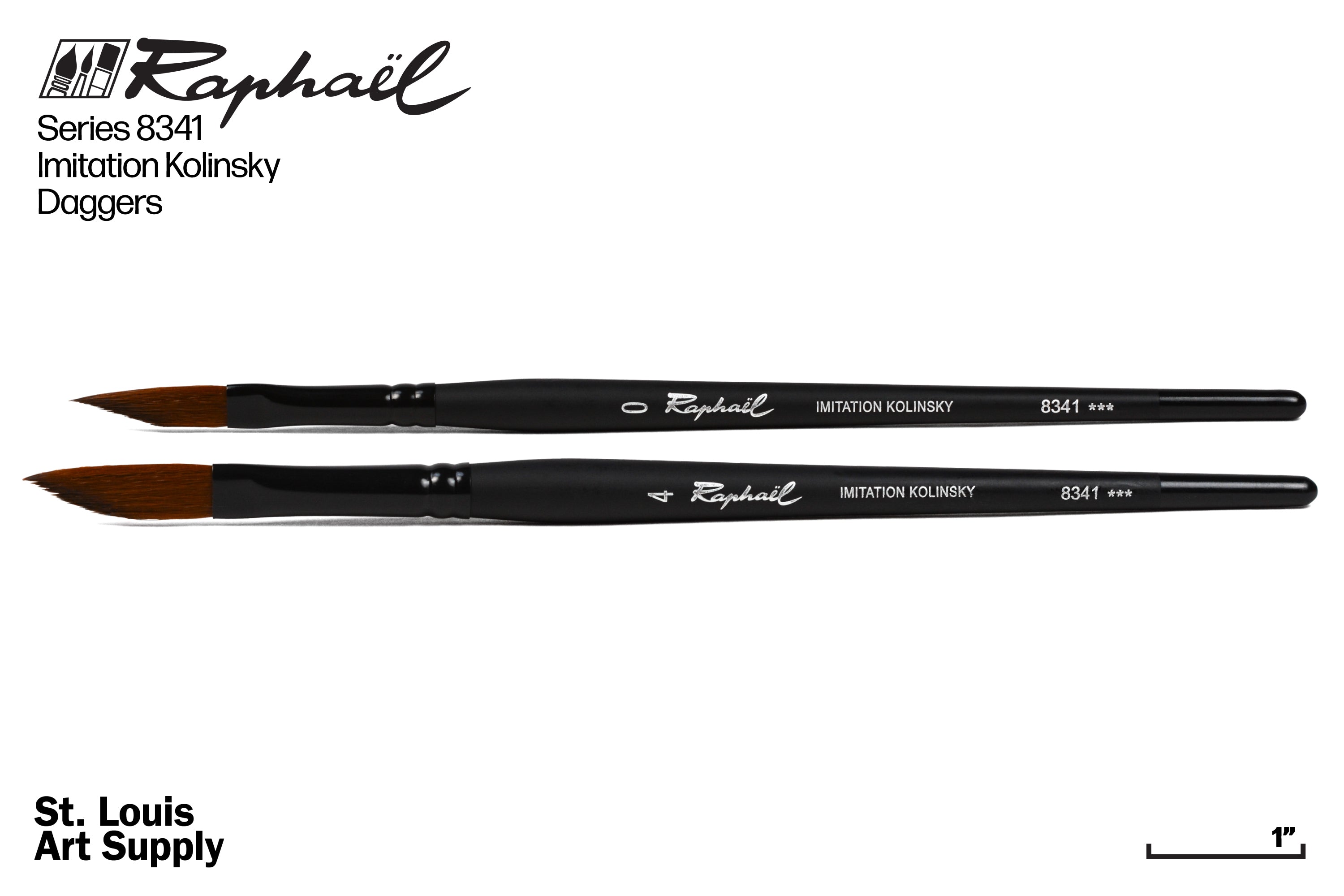 Synthetic Kolinsky Watercolor Brushes