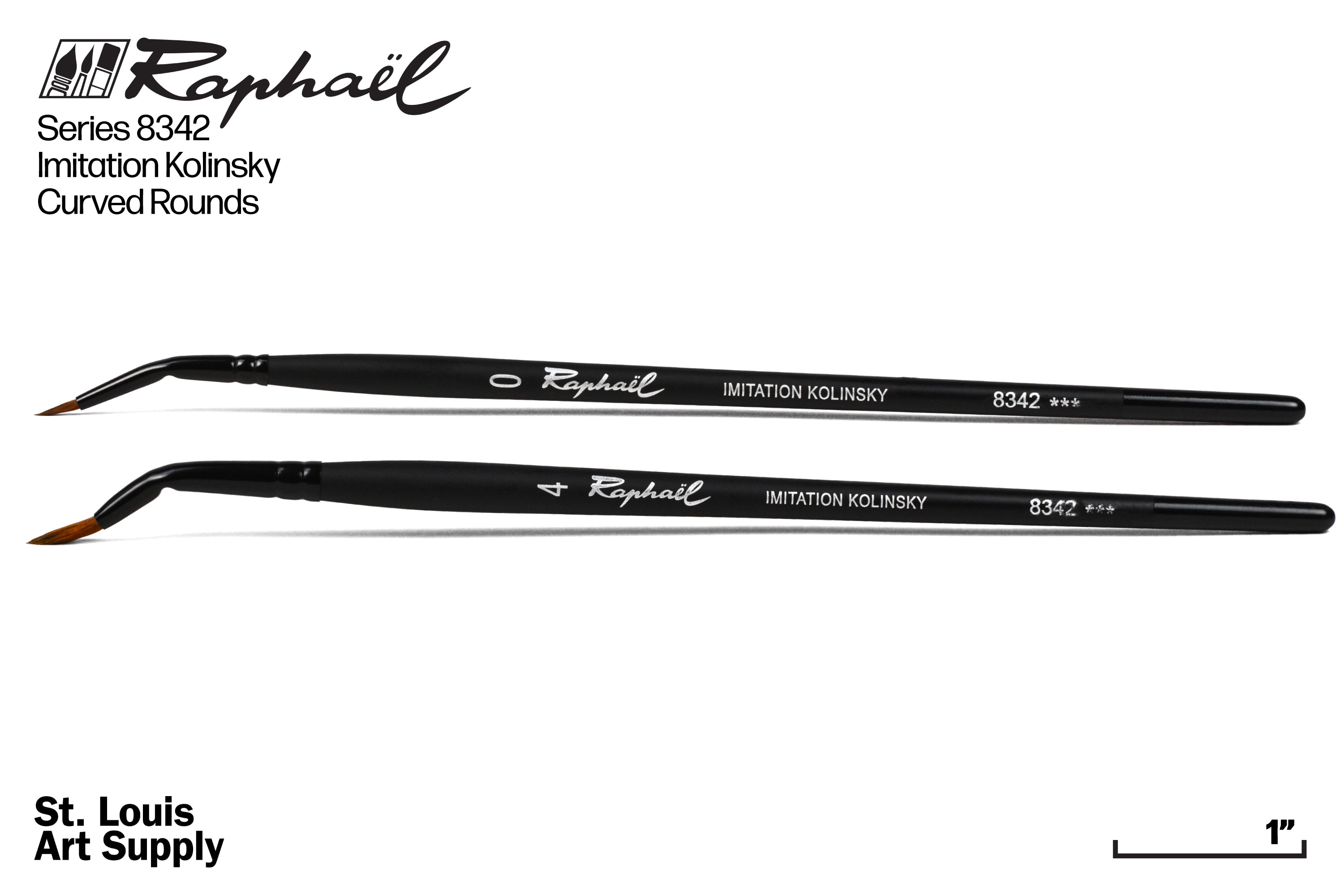 Synthetic Kolinsky Watercolor Brushes