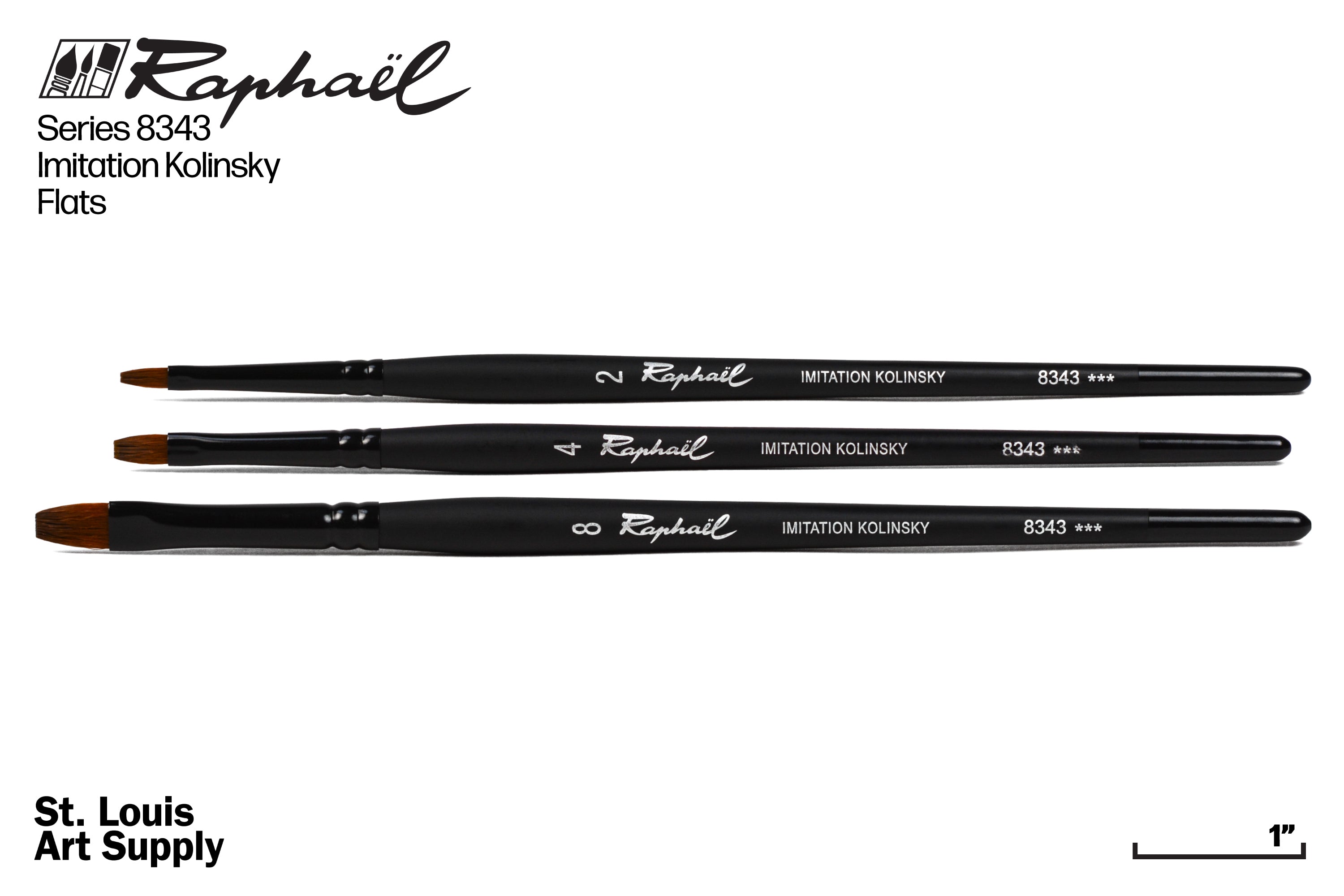 Synthetic Kolinsky Watercolor Brushes