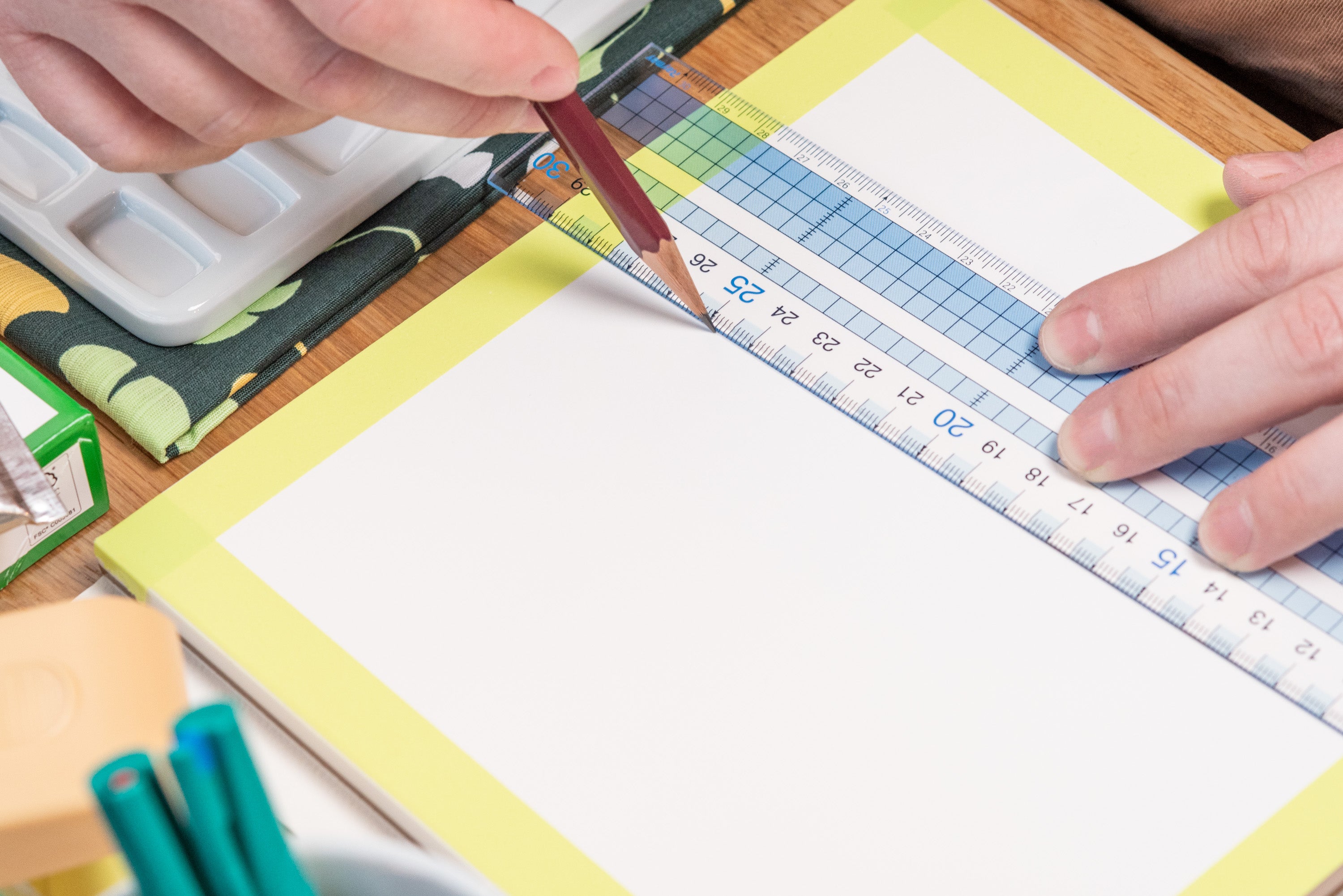 Raymay - Raymay Grid Ruler, 30 cm - St. Louis Art Supply