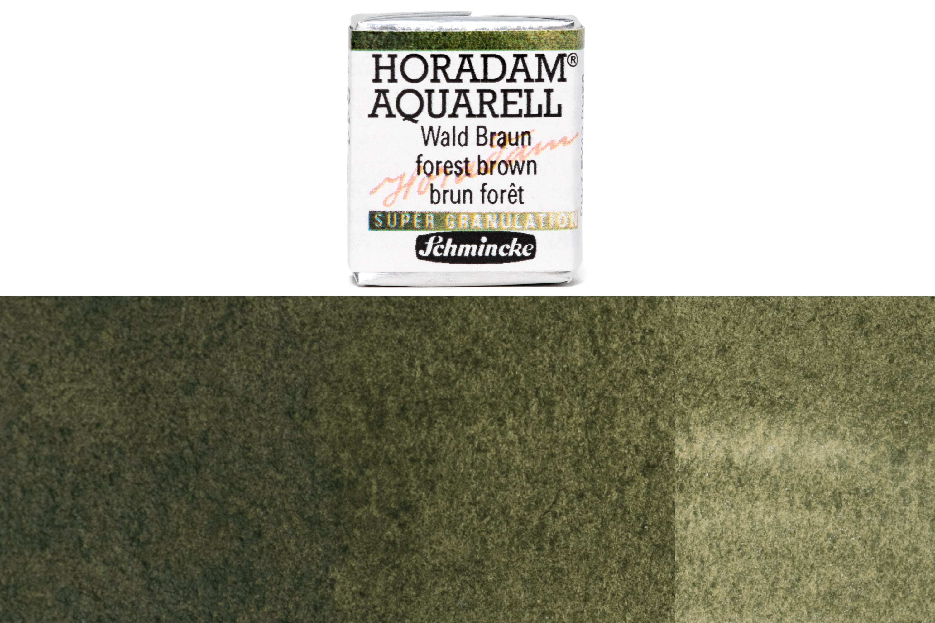 Schmincke - Supergranulation Watercolor Half Pan, #944 Forest Brown - St. Louis Art Supply