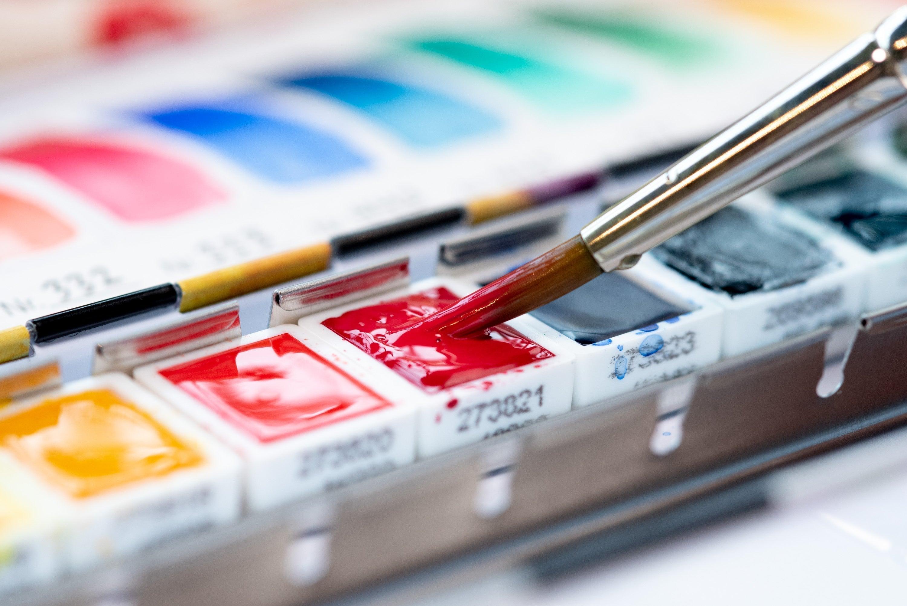 Schmincke - Akademie Watercolor Half Pan, #330 Orange - St. Louis Art Supply