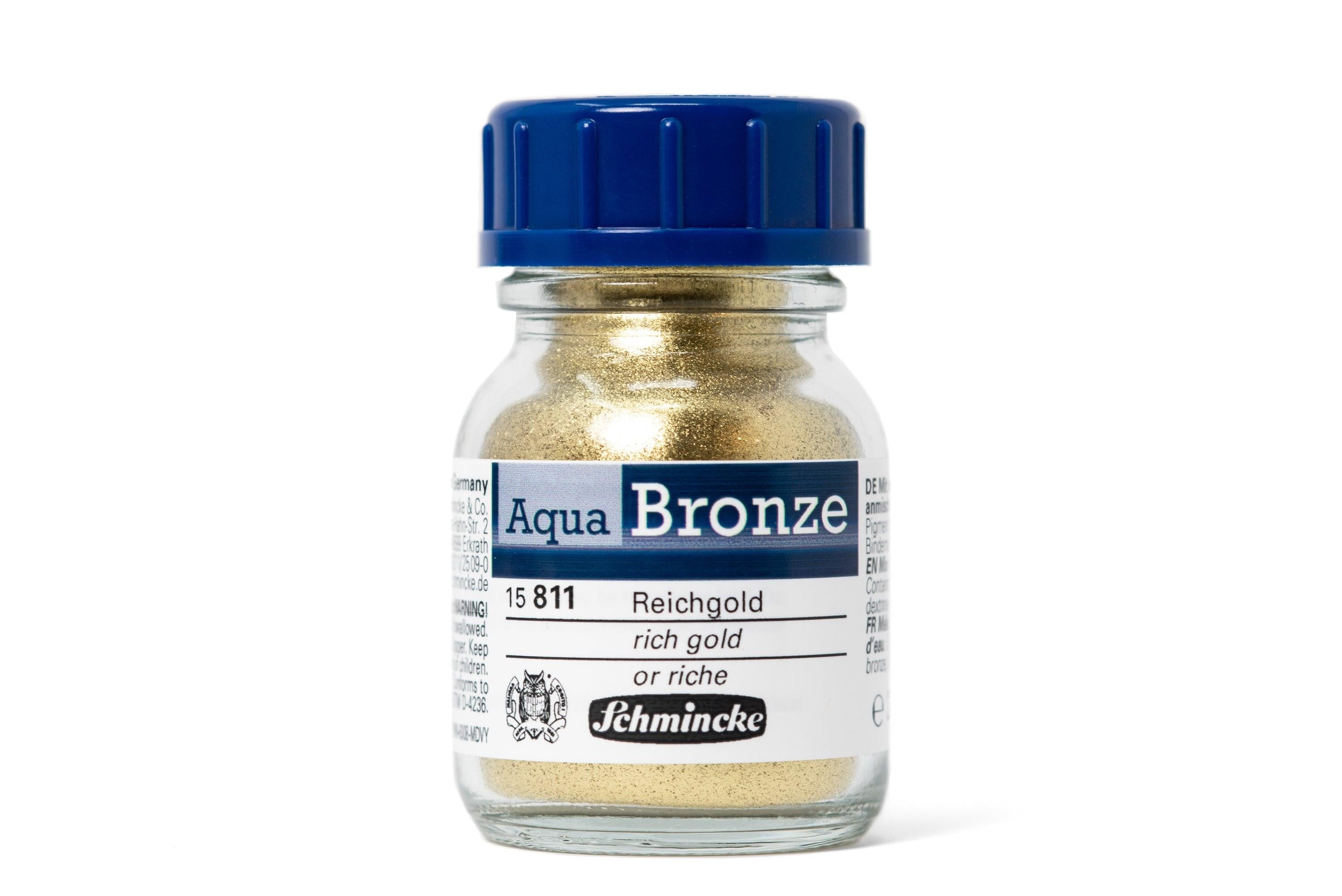 Schmincke - Aqua Bronze, #811 Rich Gold - St. Louis Art Supply