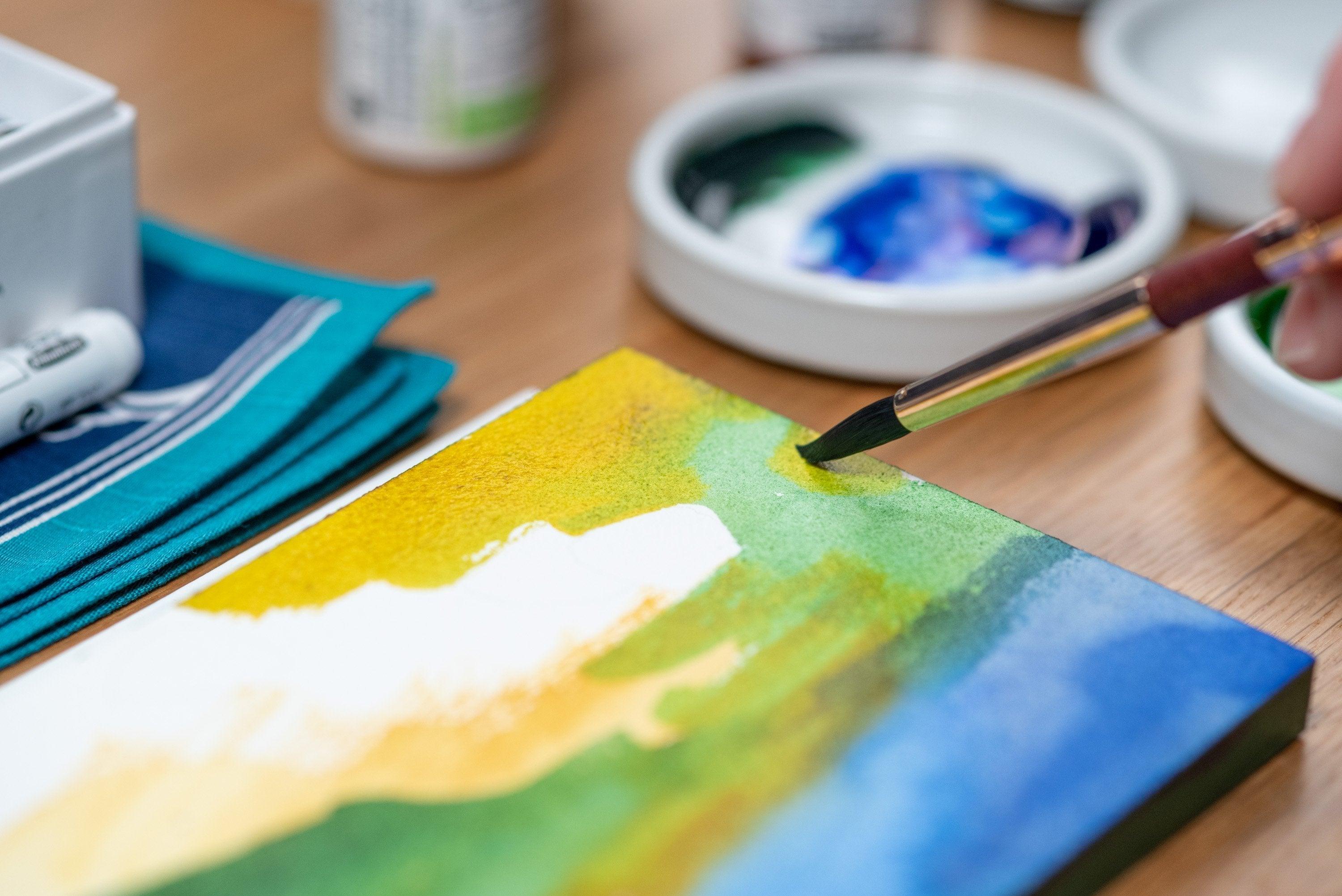 Schmincke - Aqua Drop Liquid Watercolors, #440 Sapphire Blue - St. Louis Art Supply