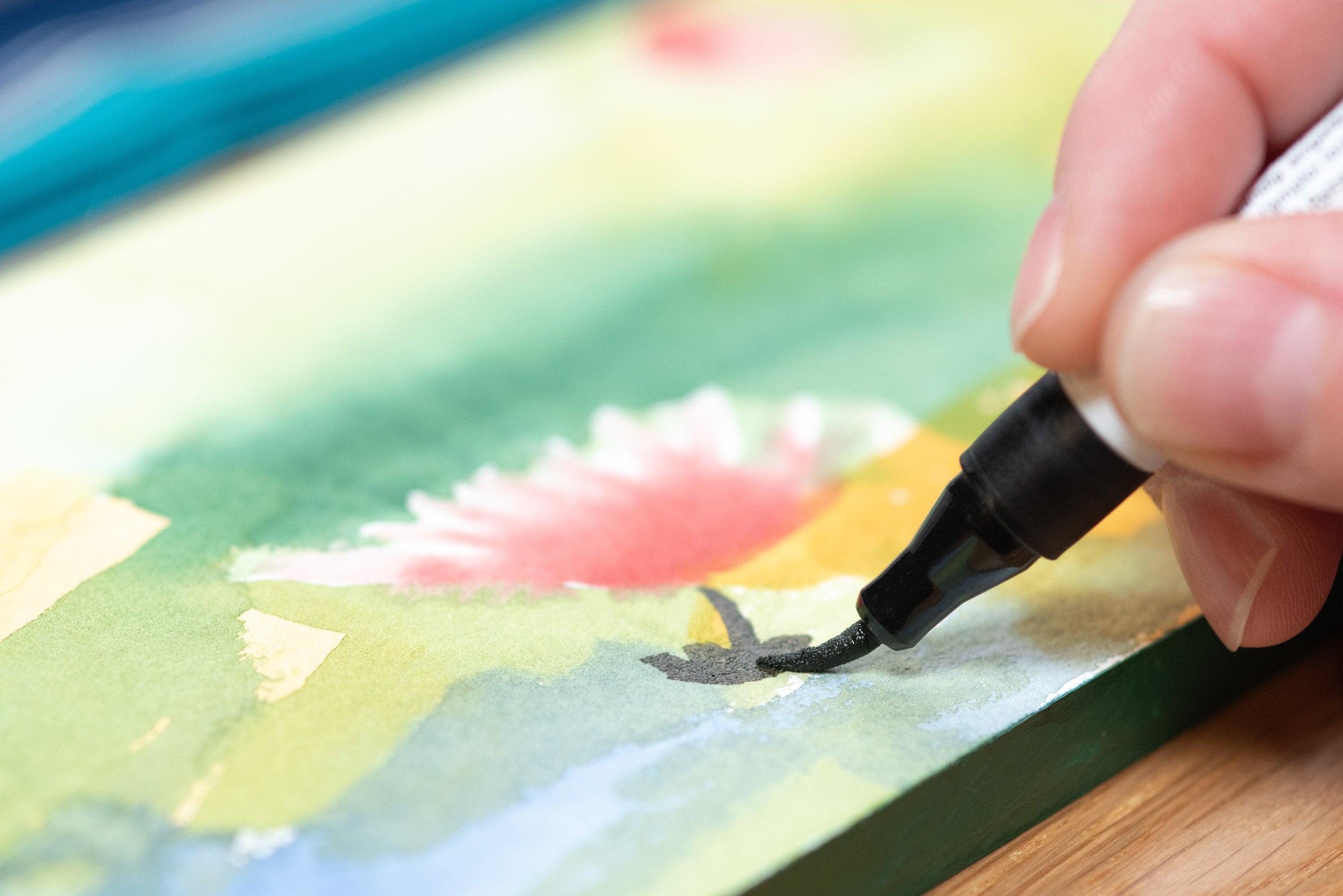 Schmincke - Aqua Drop Liquid Watercolors, #440 Sapphire Blue - St. Louis Art Supply