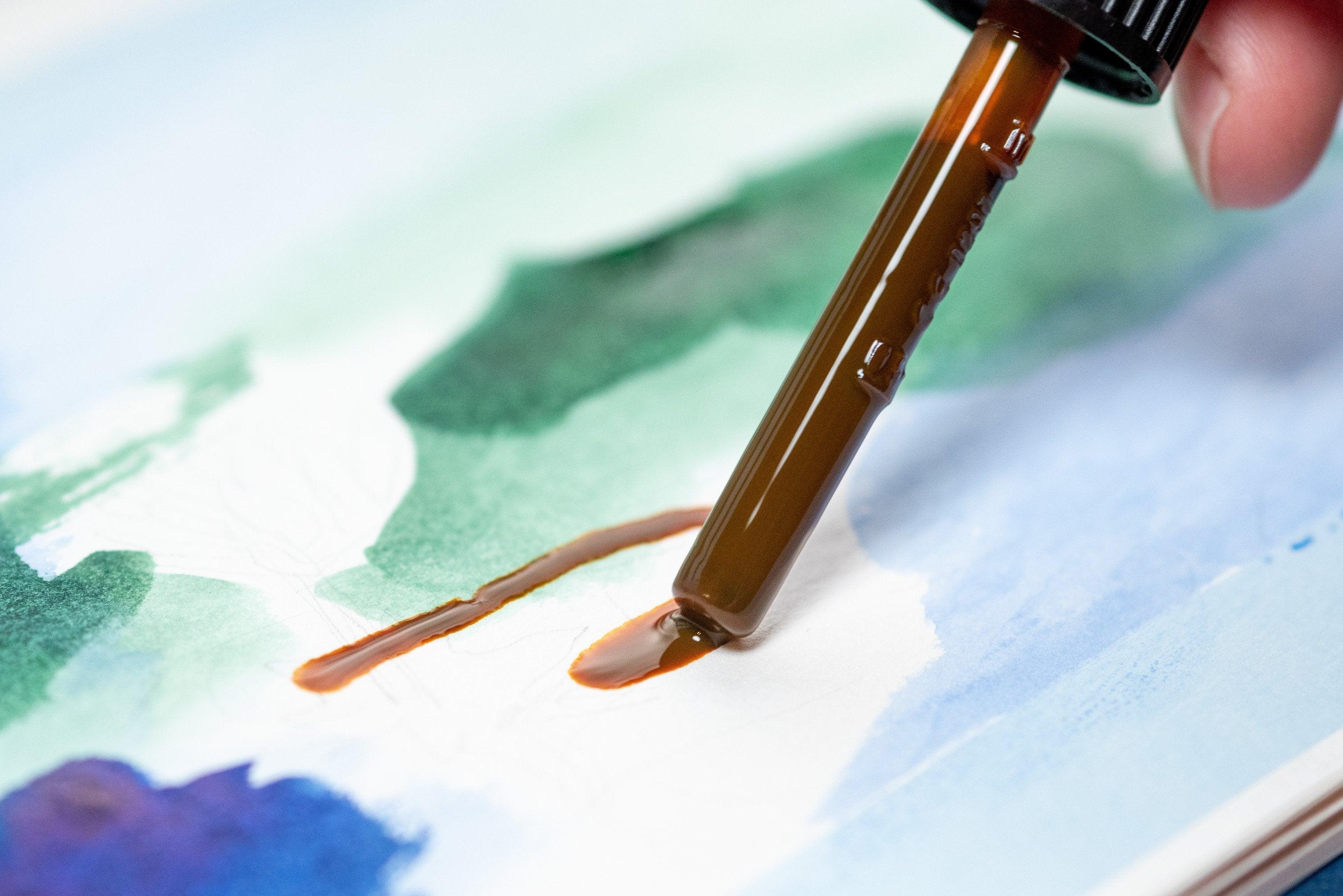 Schmincke - Aqua Drop Liquid Watercolors, #440 Sapphire Blue - St. Louis Art Supply