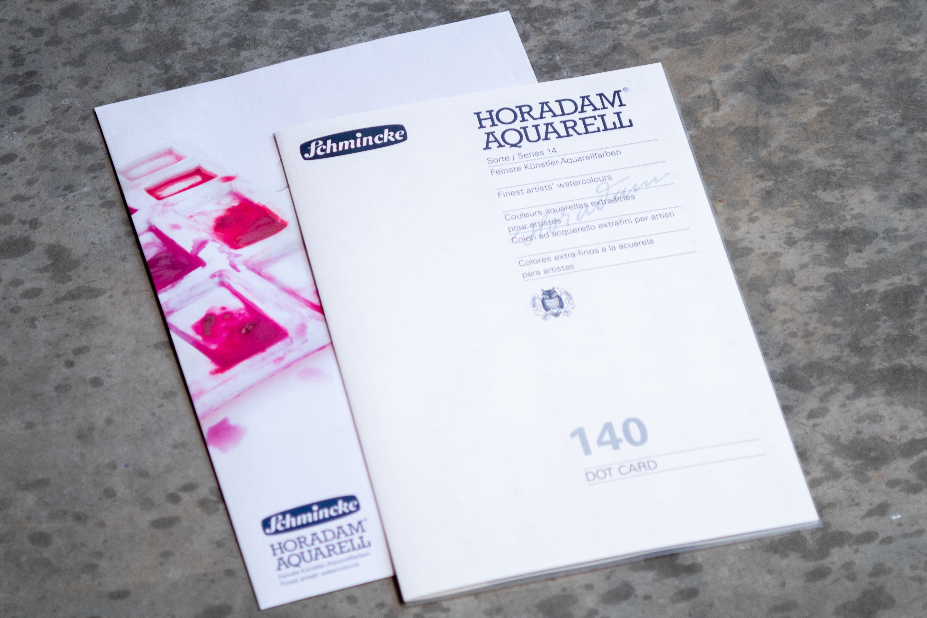 Schmincke - Horadam Watercolor Dot Card, 140 Colors - St. Louis Art Supply