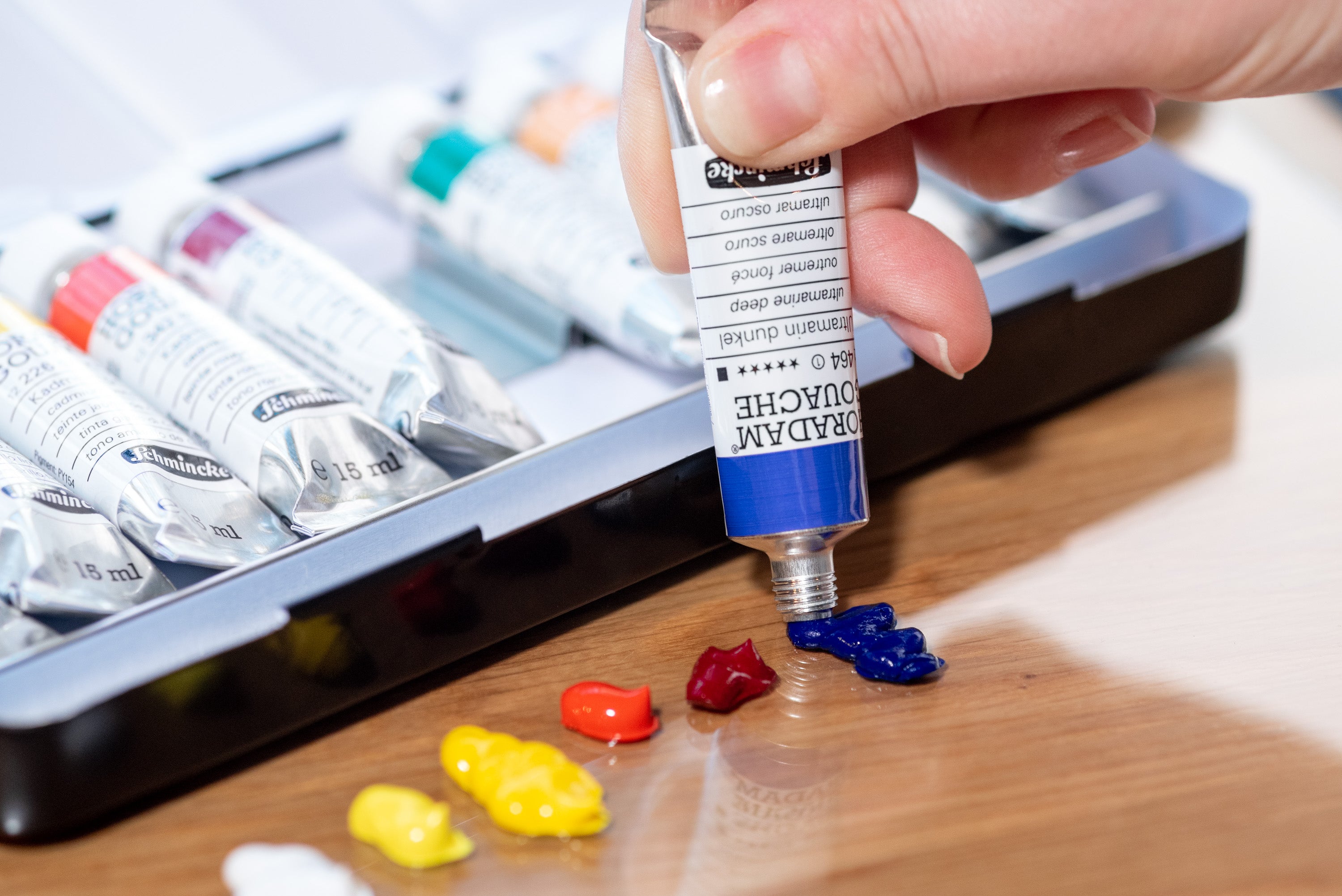 Schmincke - Horadam Gouache, 15 mL, #102 Titanium White - St. Louis Art Supply