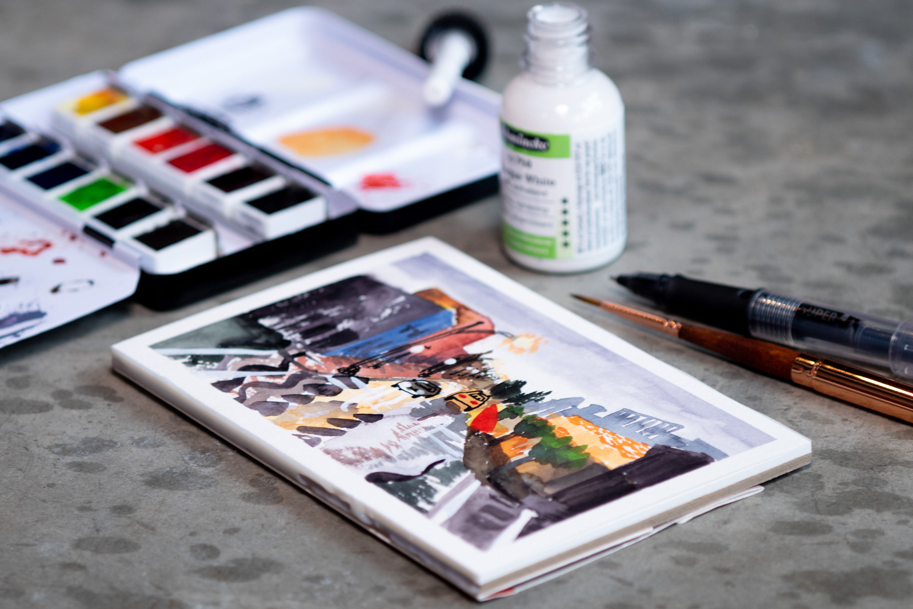 Schmincke - Opaque White, 30 mL - St. Louis Art Supply