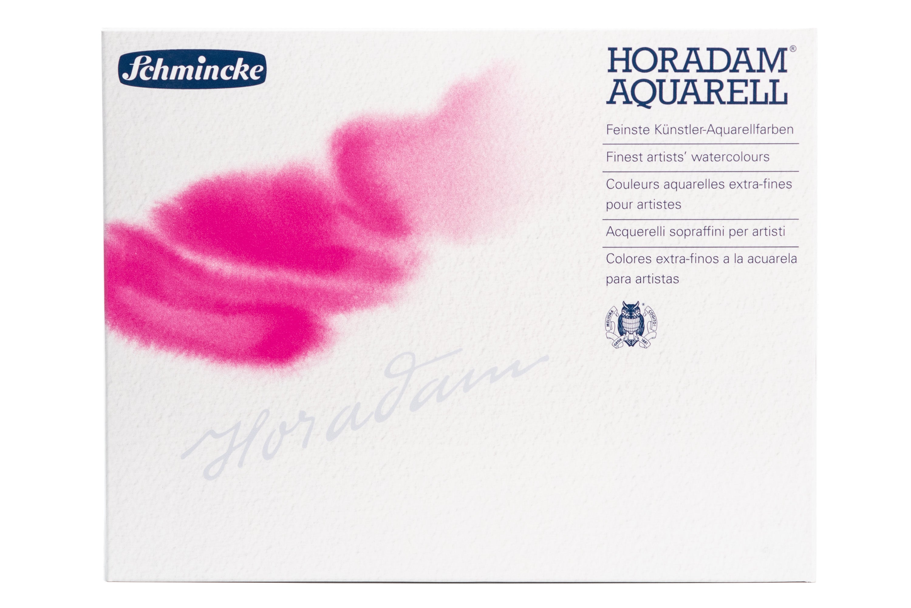 Schmincke - Horadam Watercolors, Wood Box Set of 48 with Palette - St. Louis Art Supply