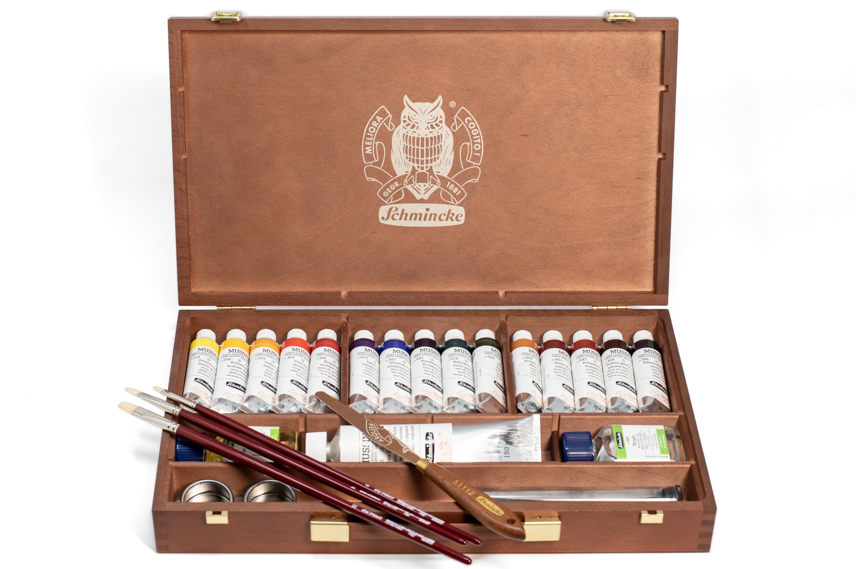 Schmincke - Mussini Oil Colors, Portable Studio Set - St. Louis Art Supply