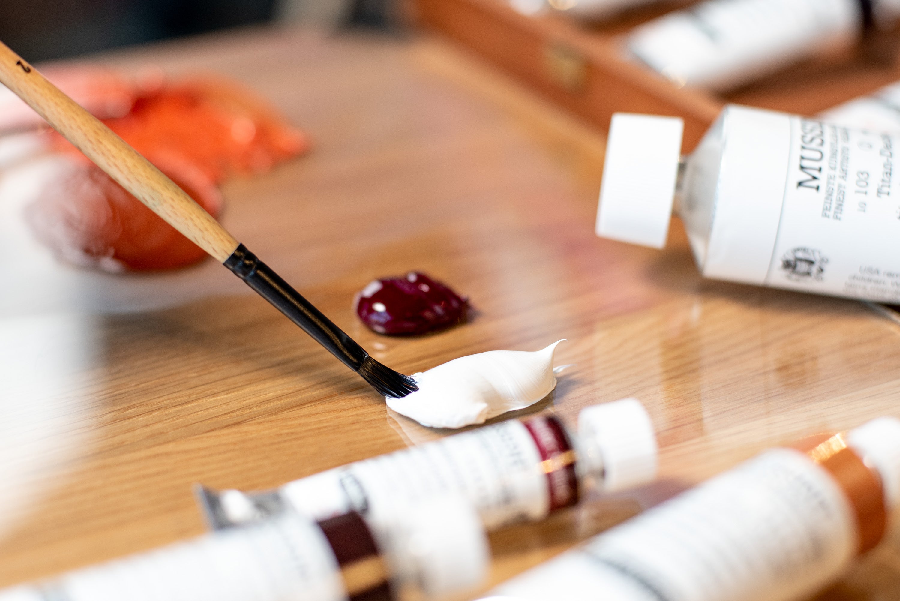 Schmincke - Mussini Oil Colors, Wood Box Set of 10 - St. Louis Art Supply