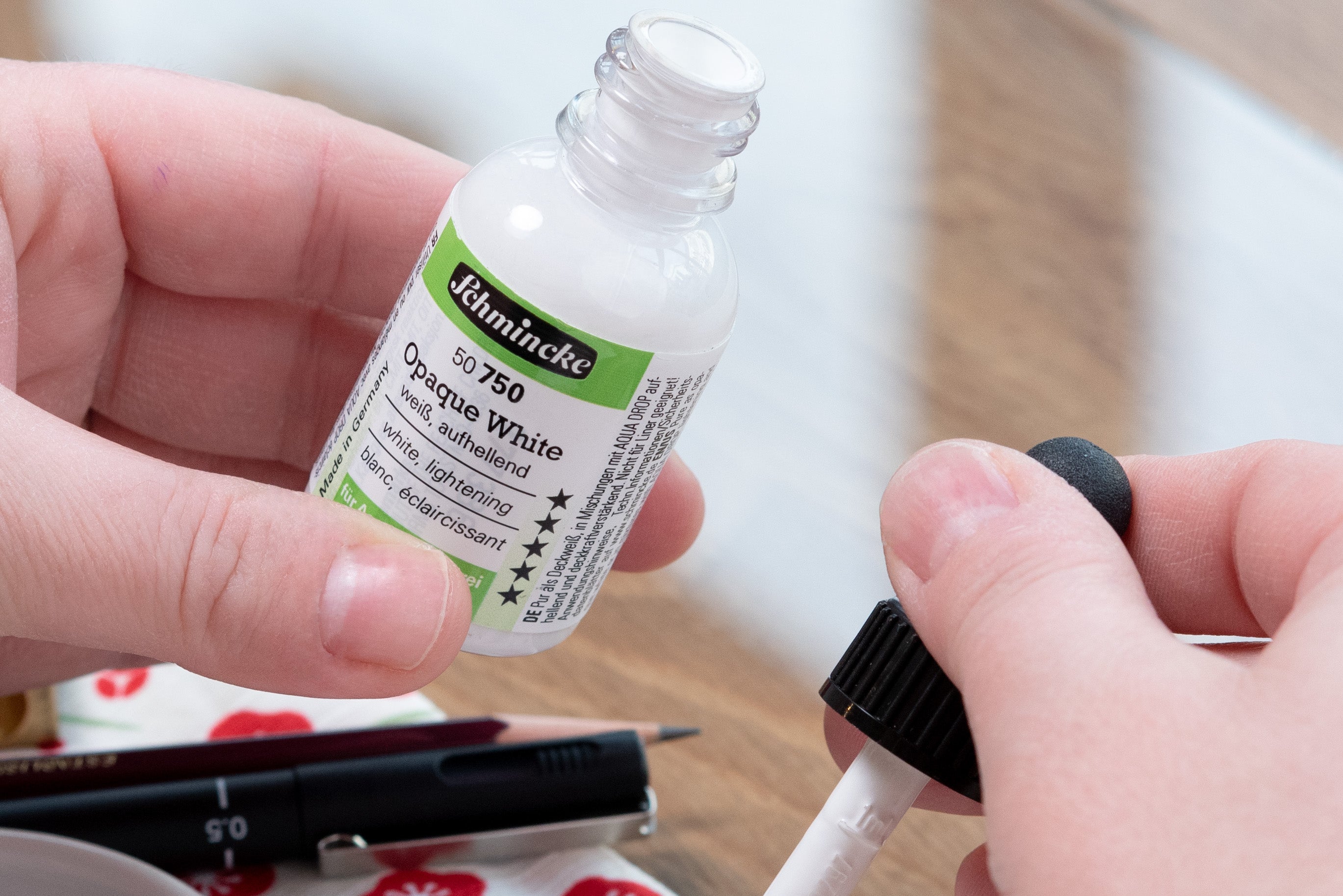 Schmincke - Opaque White, 30 mL - St. Louis Art Supply