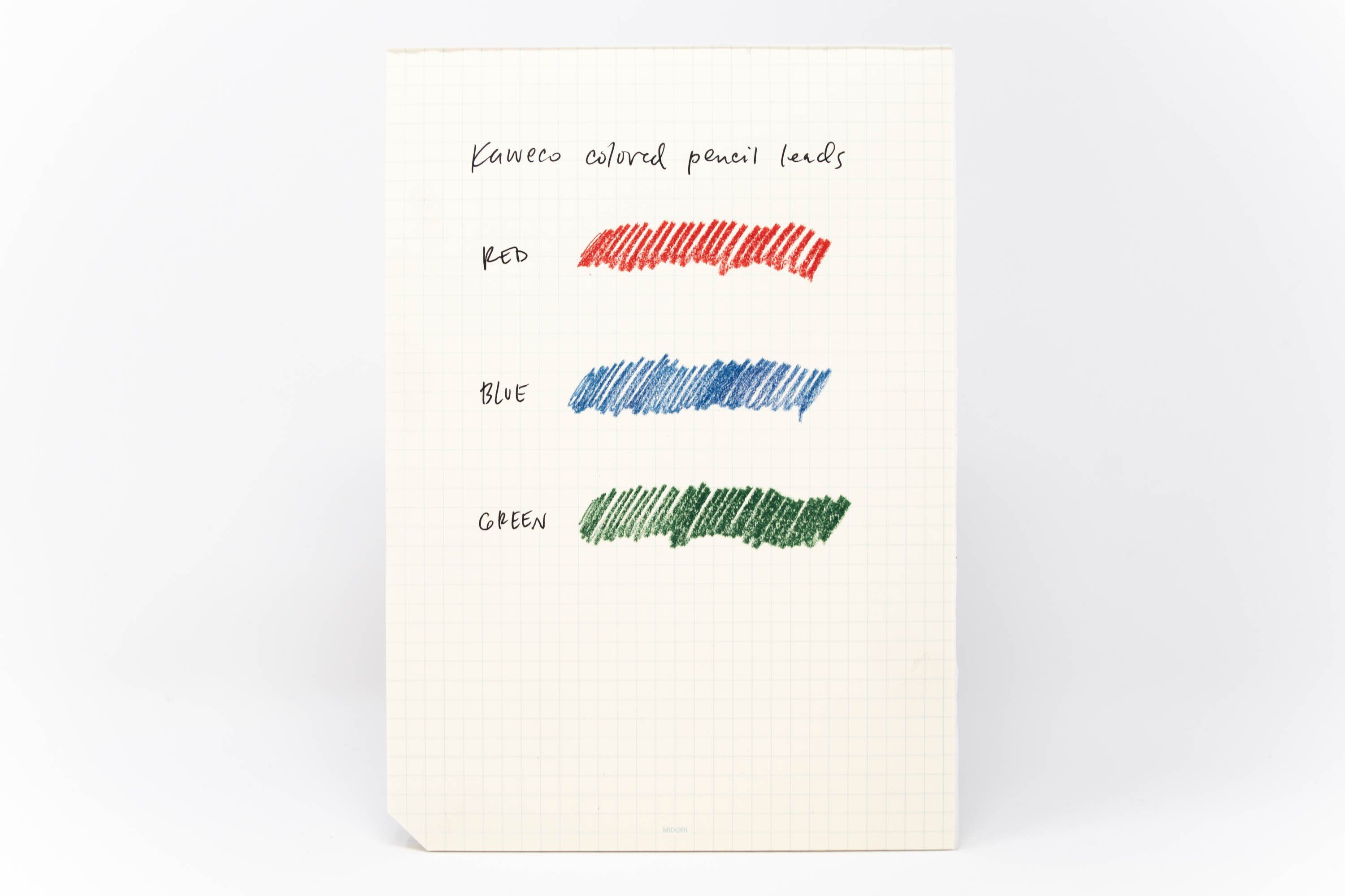 Six 3.2 mm colored pencil leadsKaweco