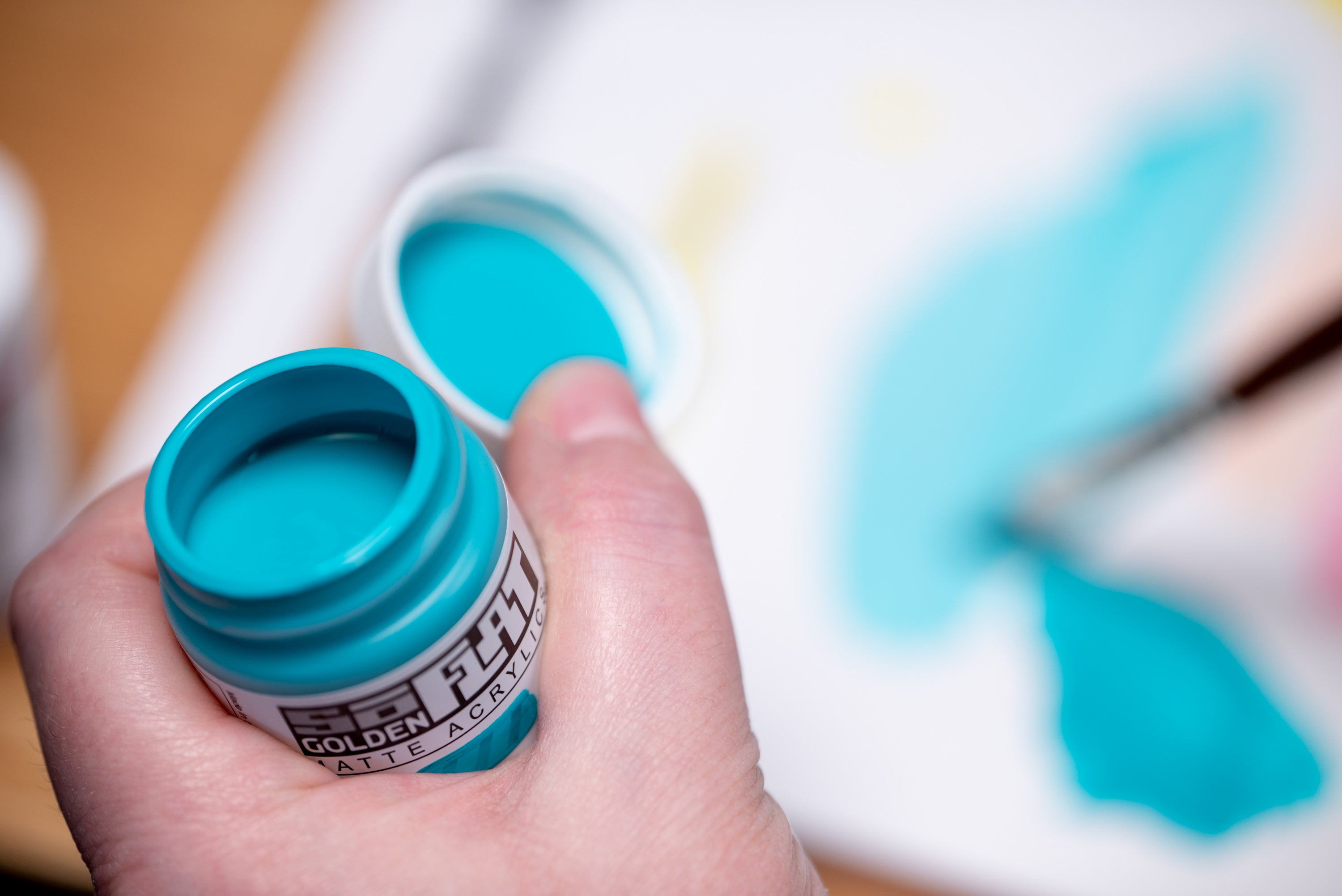 Golden SoFlat Matte Acrylics, Bismuth Vanadate Yellow