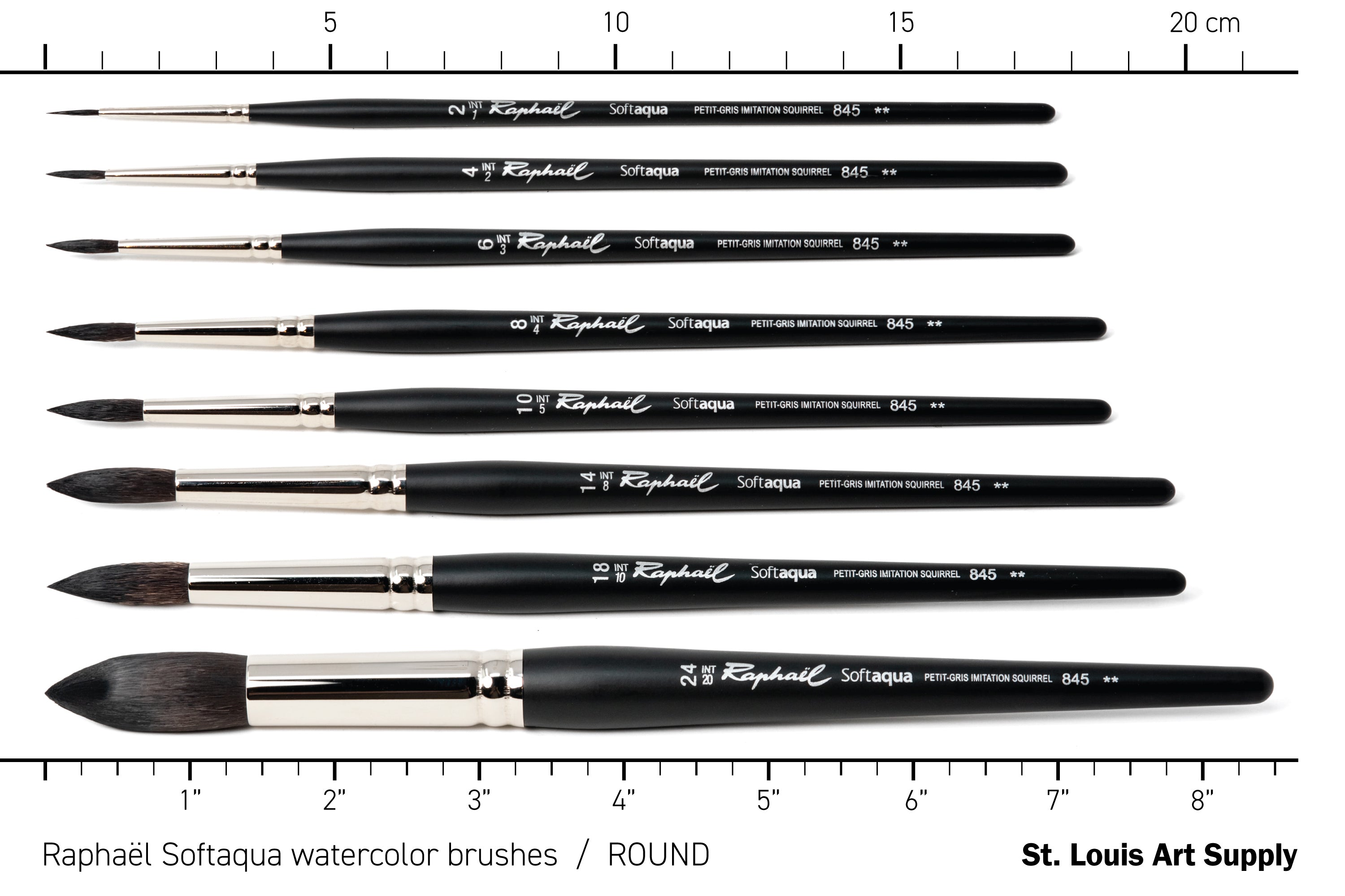 Raphaël - Softaqua Watercolor Brushes - St. Louis Art Supply