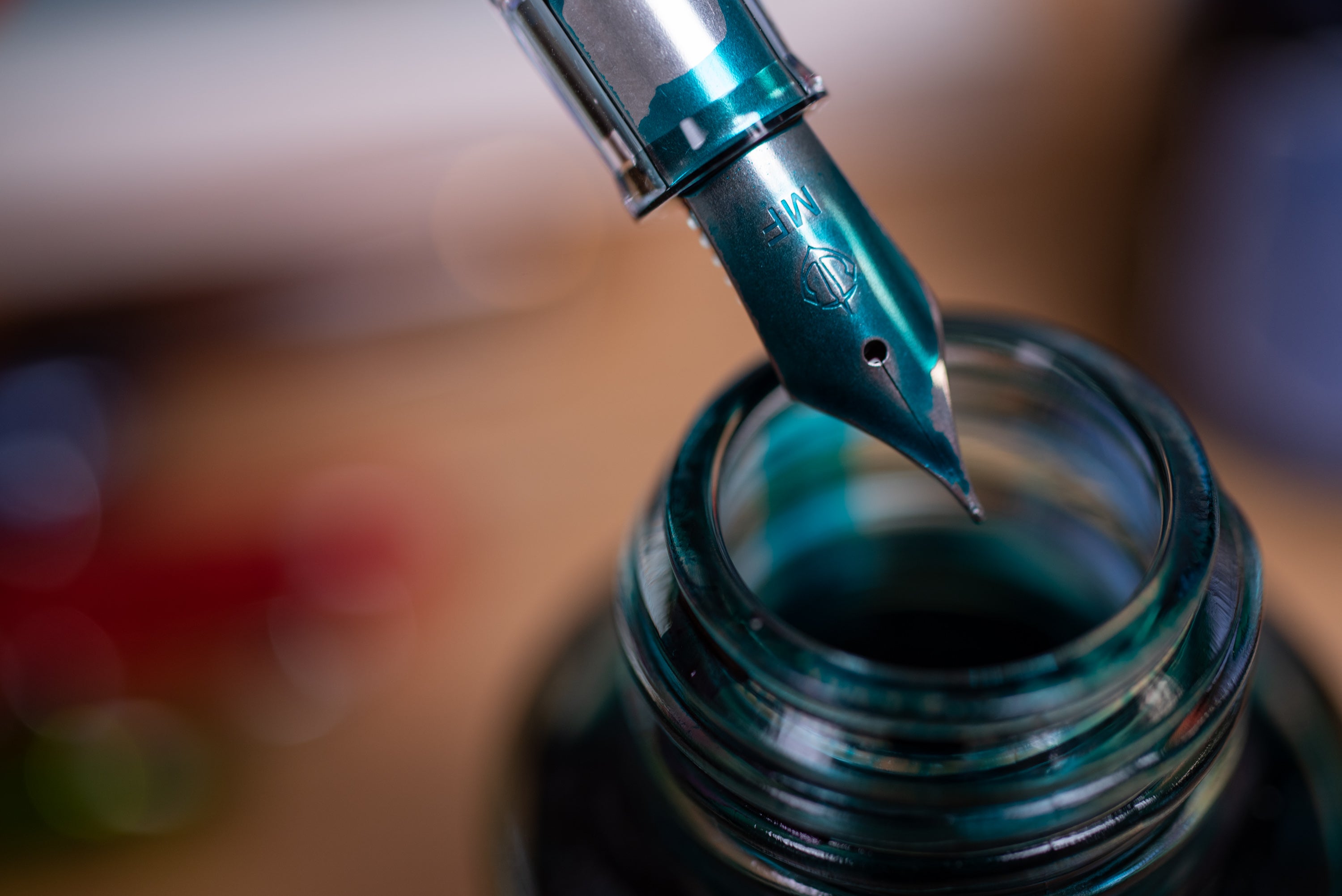 Taisho Roman Fountain Pen Ink, Brilliant Mint