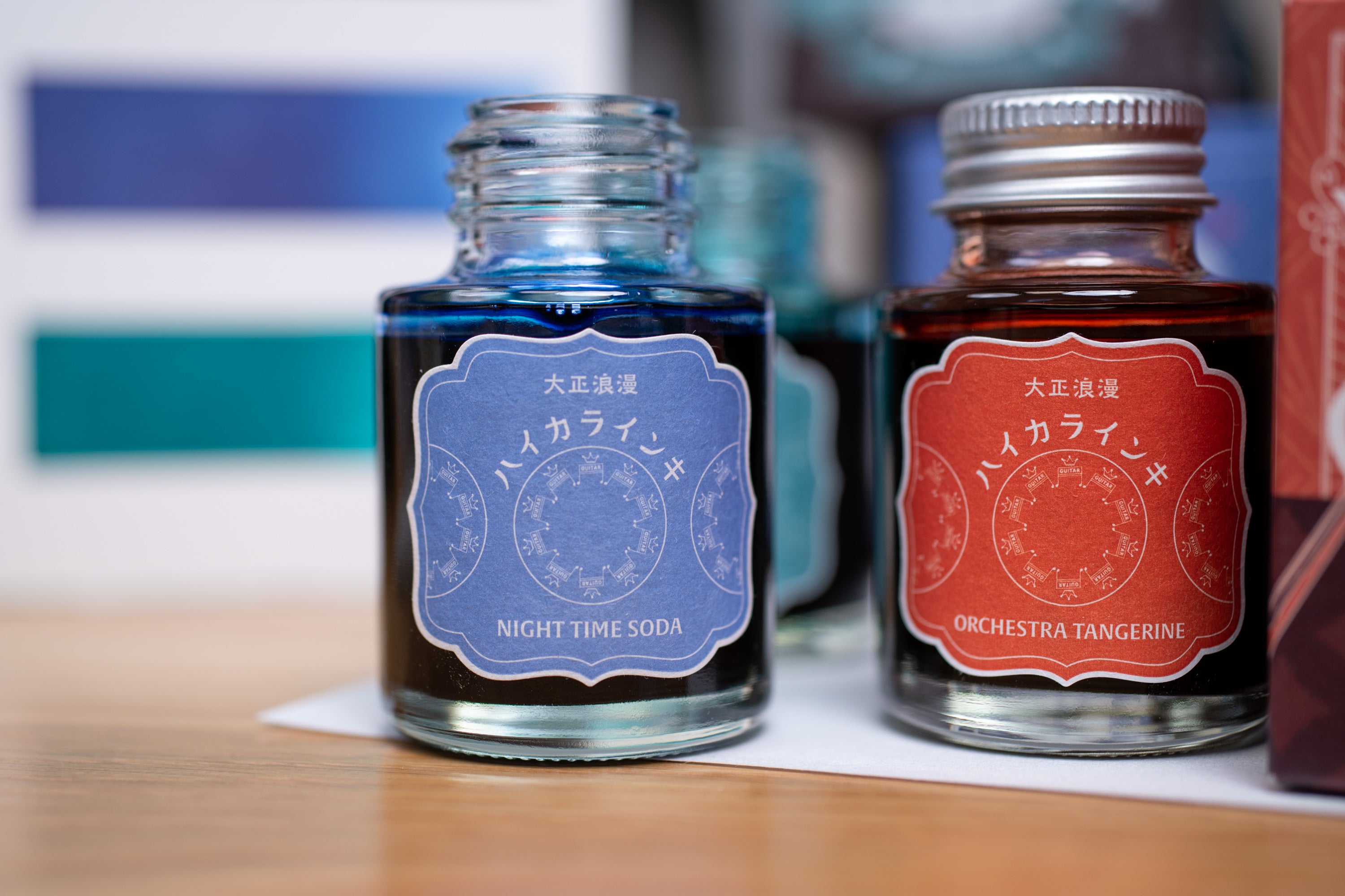 Taisho Roman Fountain Pen Ink, Night Time Soda