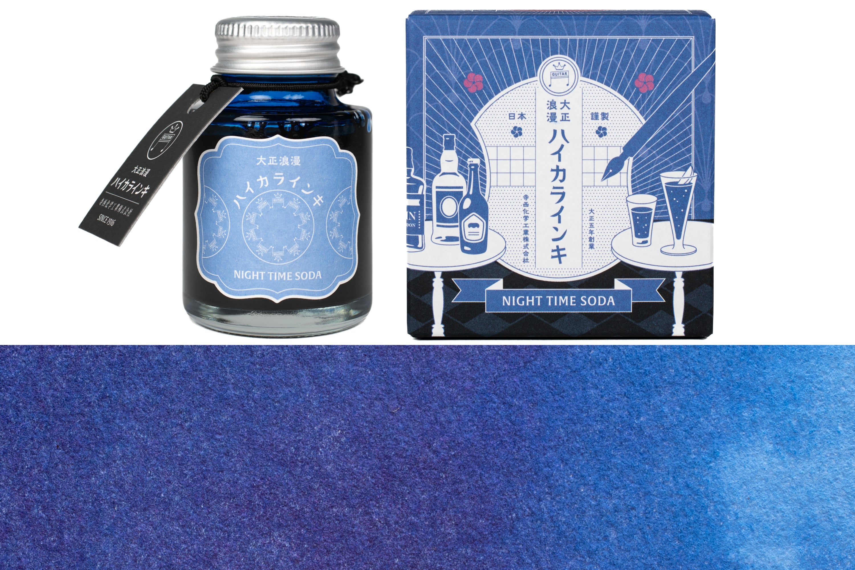 Taisho Roman Fountain Pen Ink, Night Time Soda