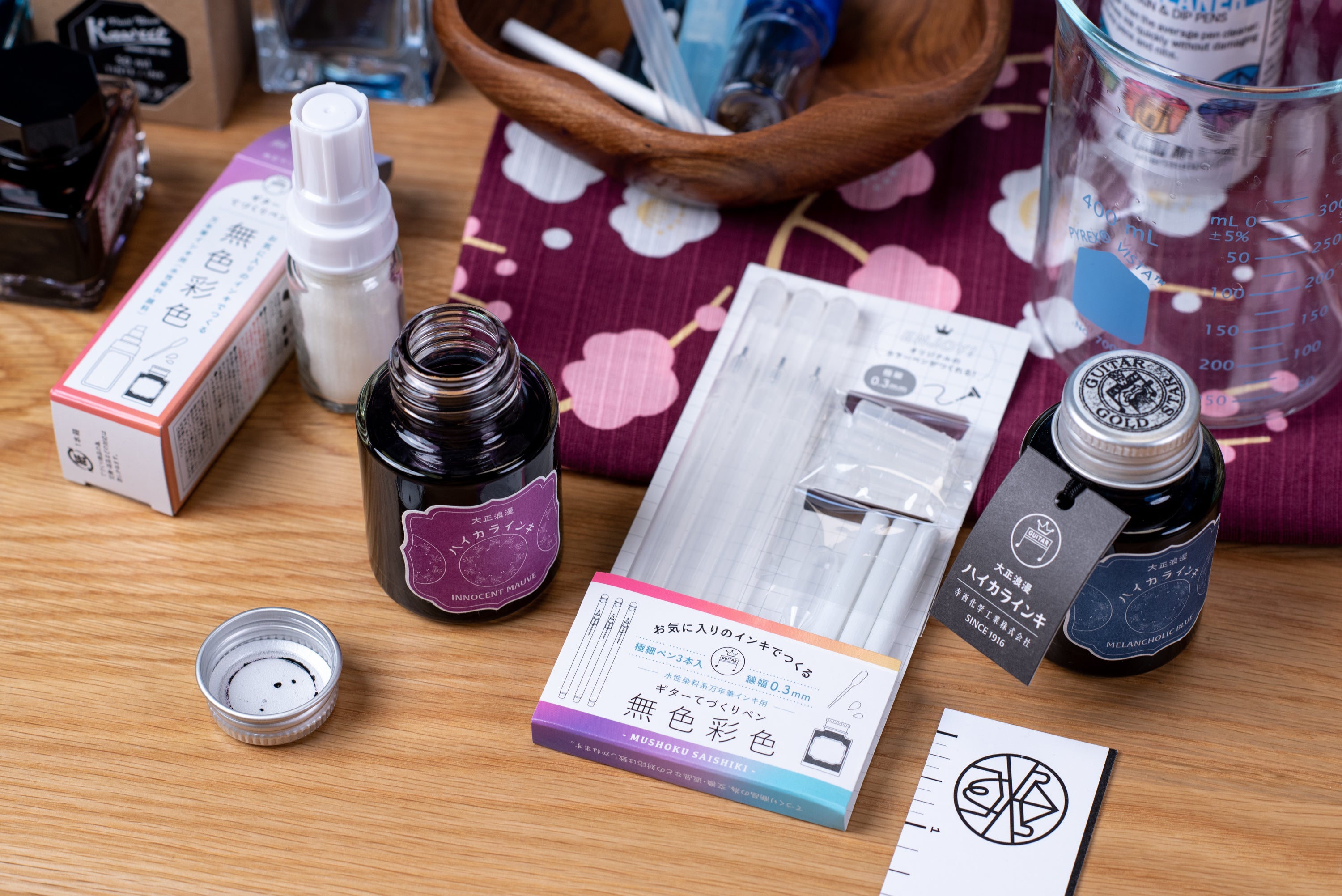 Teranishi Empty Felt-Tip Pens, 0.3 mm, Set of 3