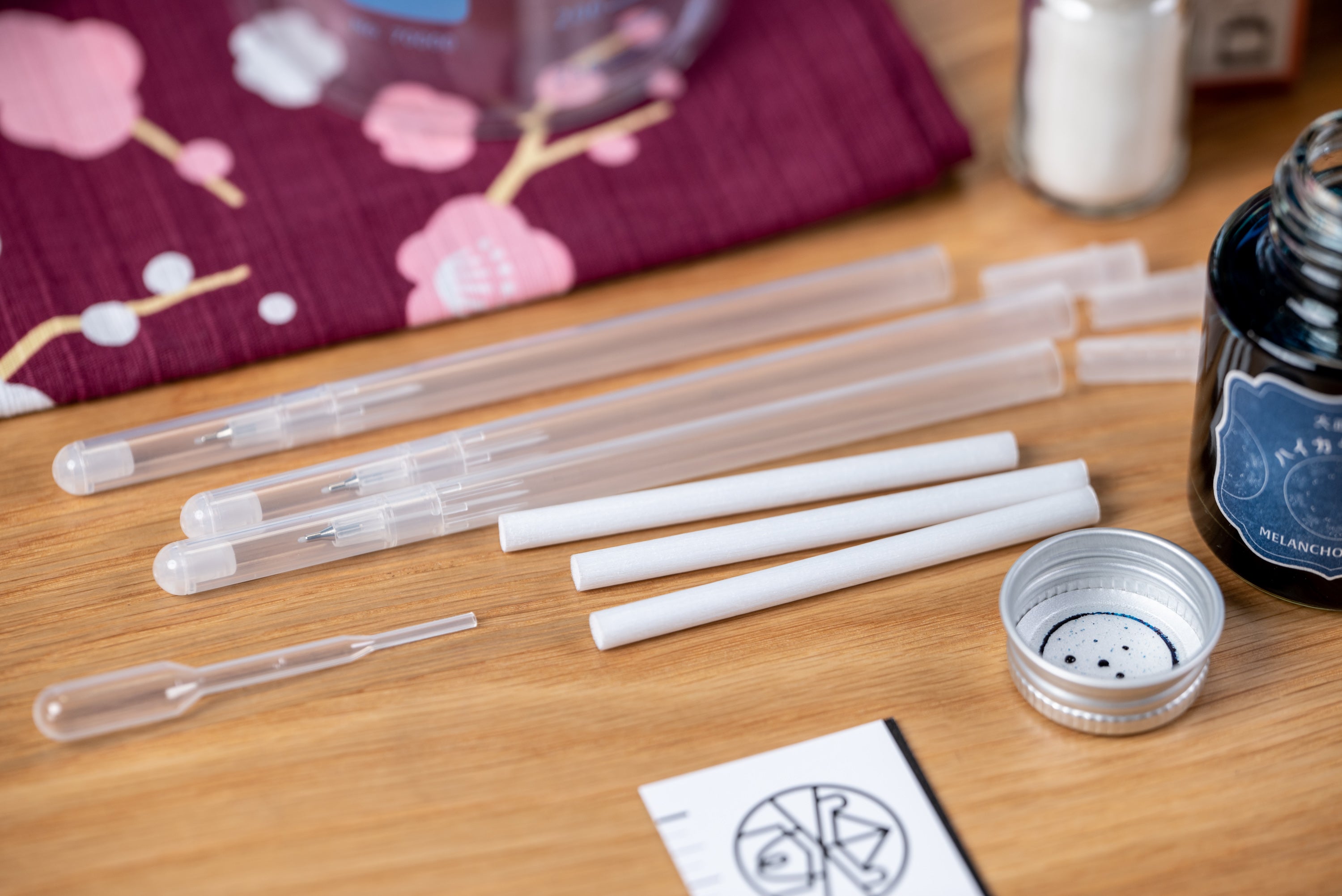 Teranishi Empty Felt-Tip Pens, 0.3 mm, Set of 3