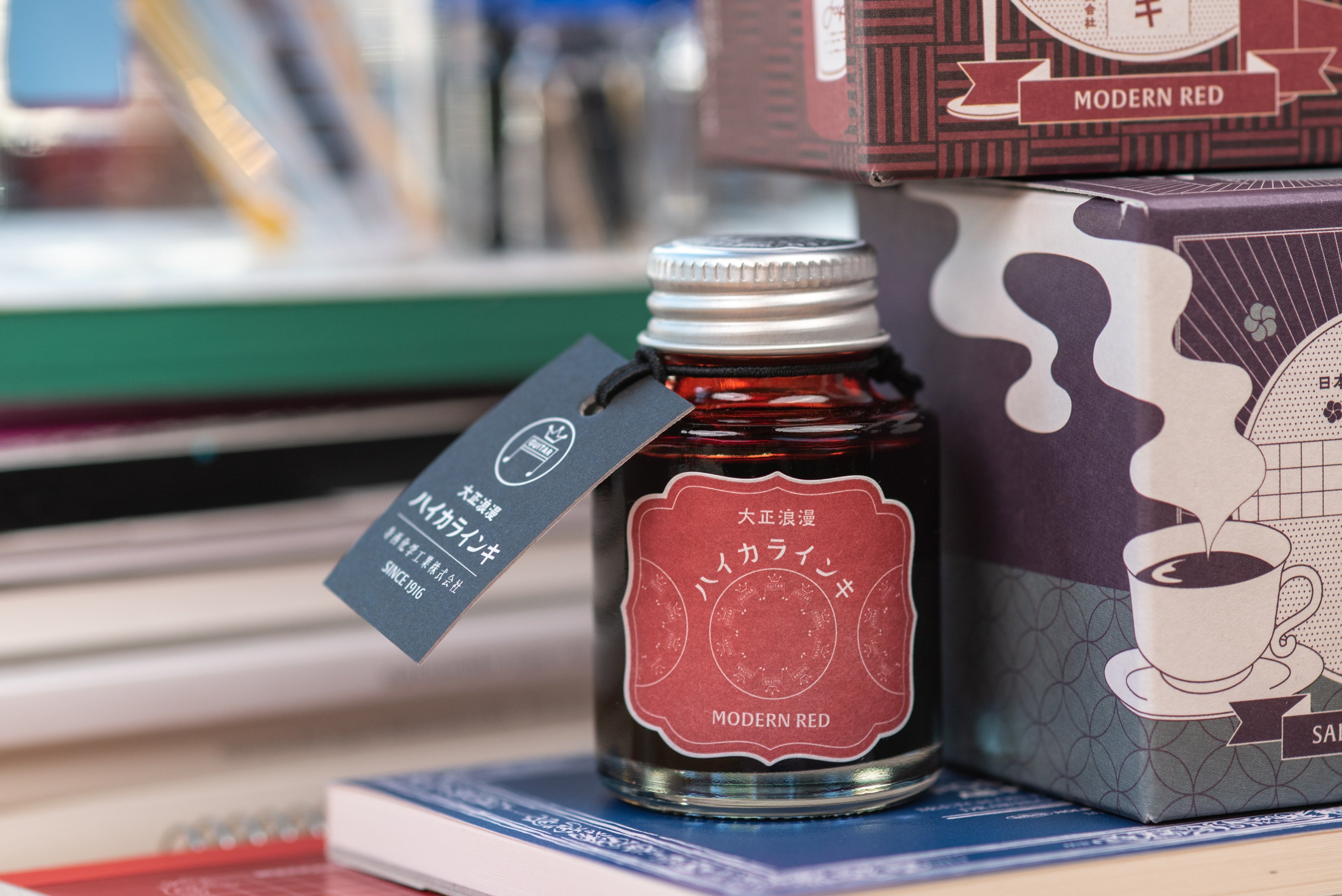 Teranishi - Taisho Roman Fountain Pen Ink, Modern Red - St. Louis Art Supply