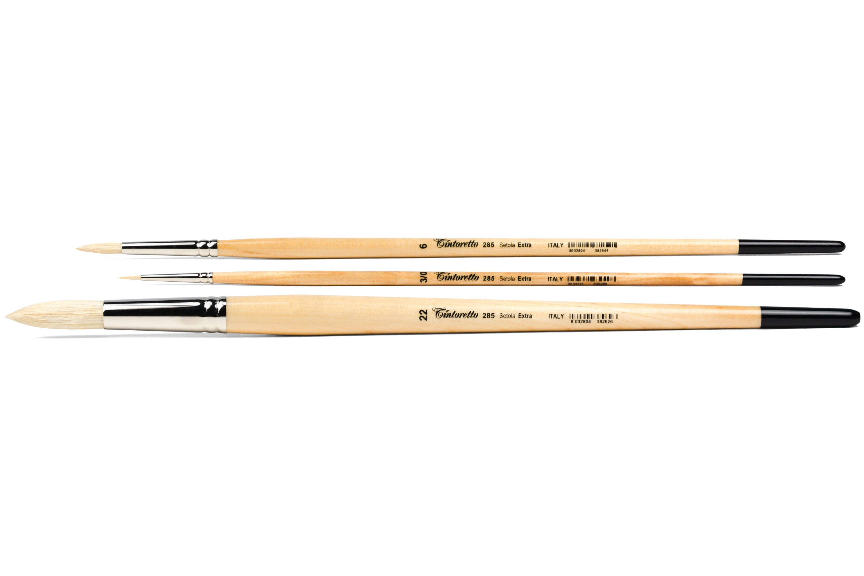 Setola Extra Long-Handled Bristle Brushes, Series 285 (Round)