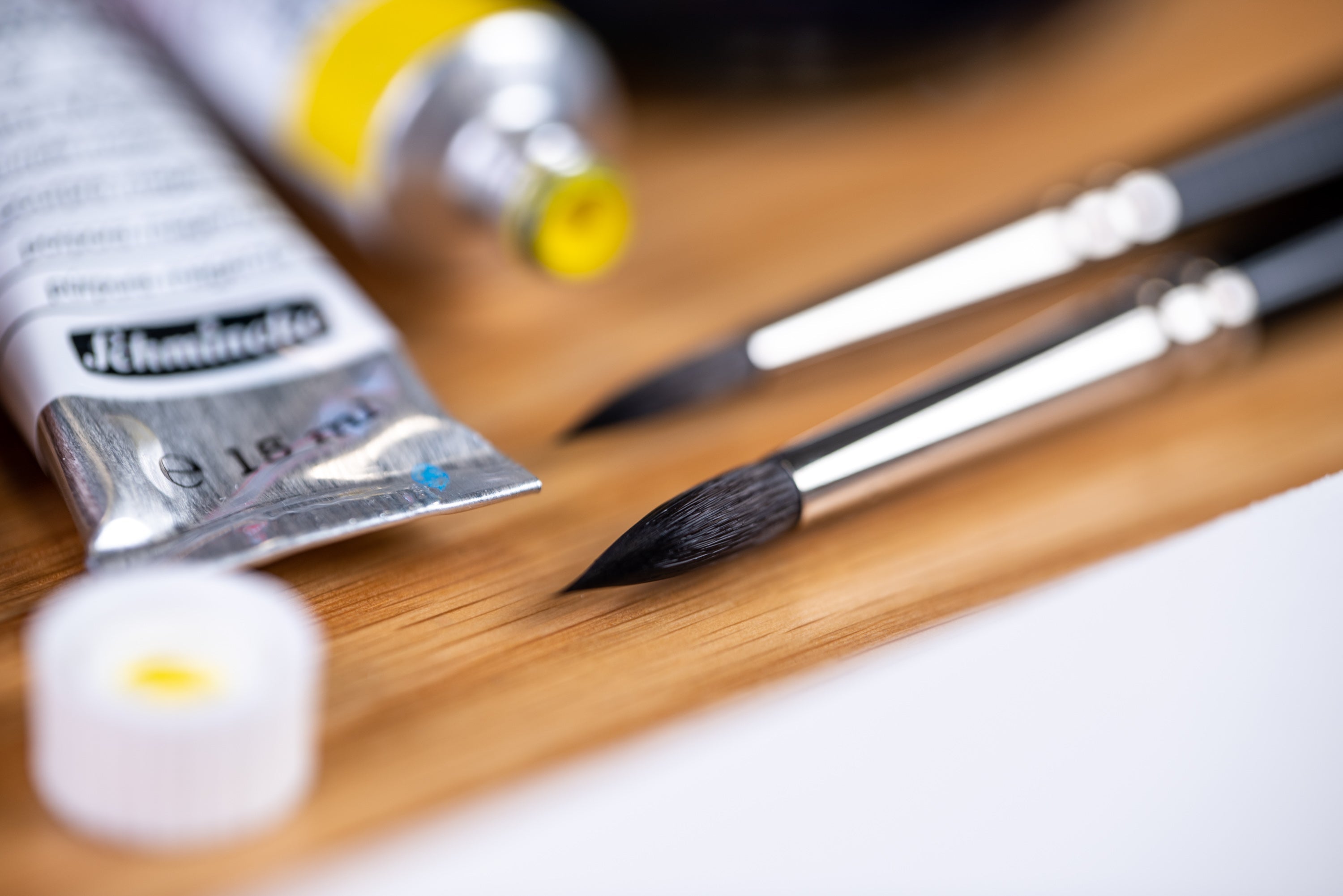 Tintoretto Watercolor Travel Brush, Synthetic Squirrel