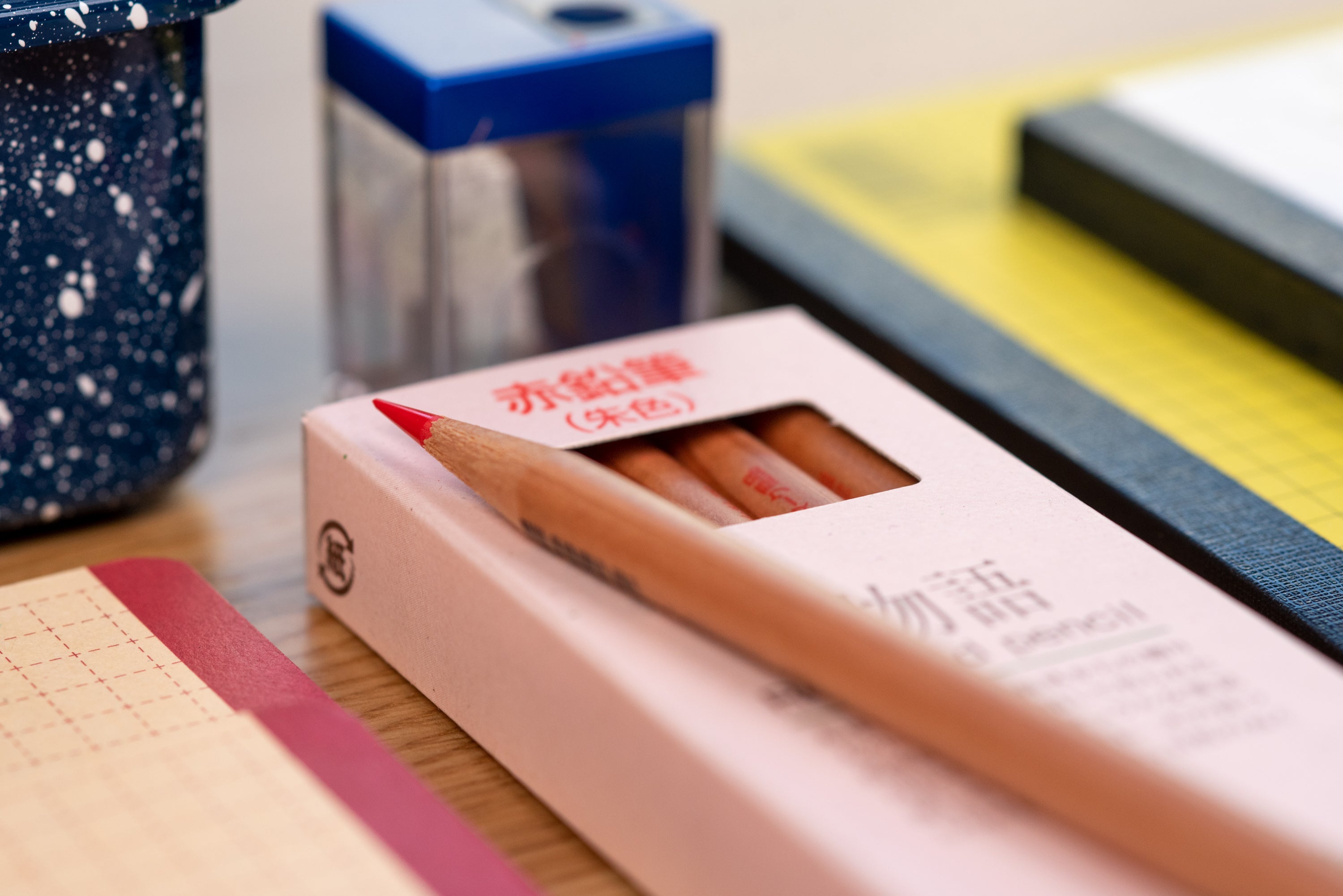 Tombow - Tombow Recycled Pencil, Vermilion, Single - St. Louis Art Supply