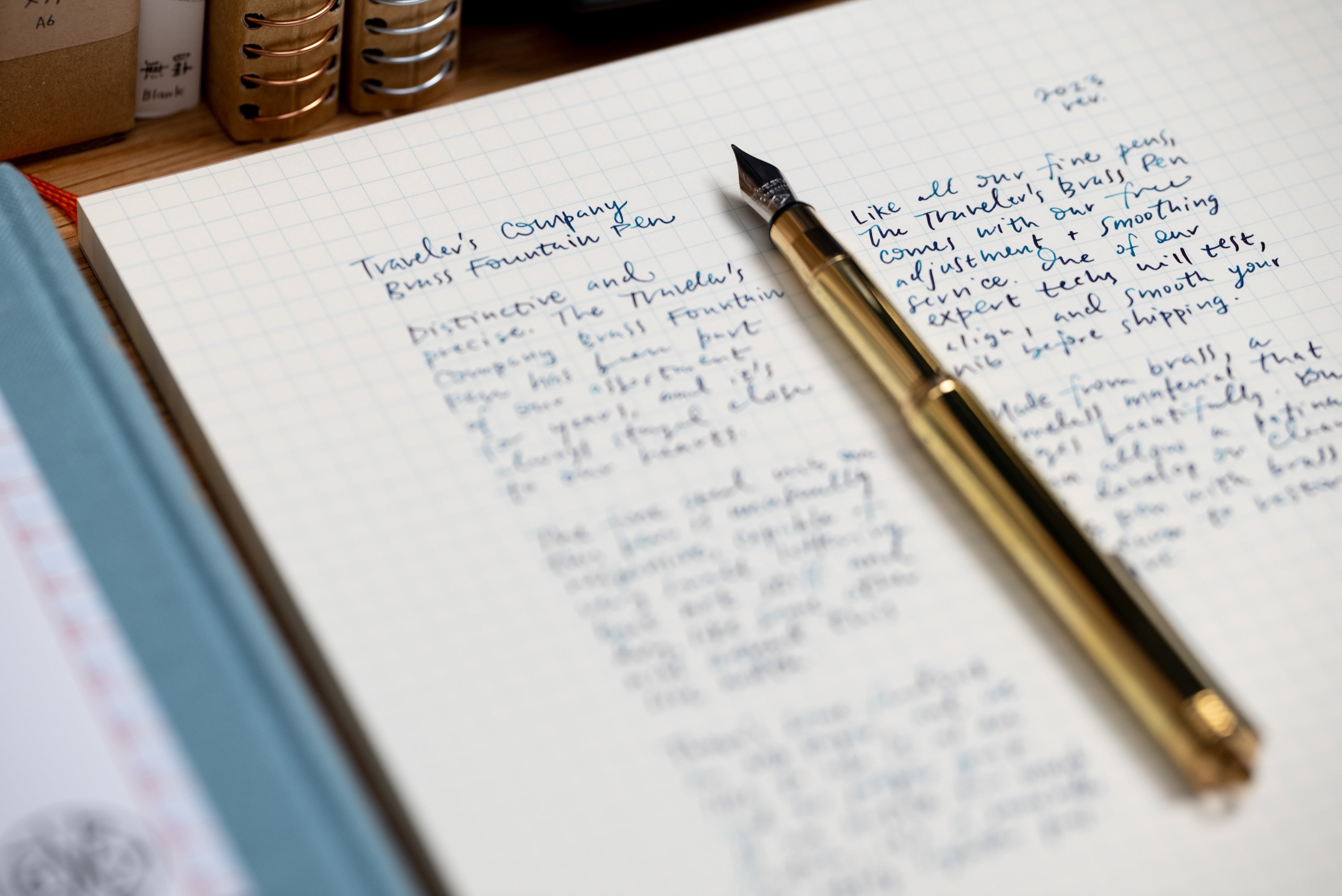 Traveler's Brass Fountain Pen