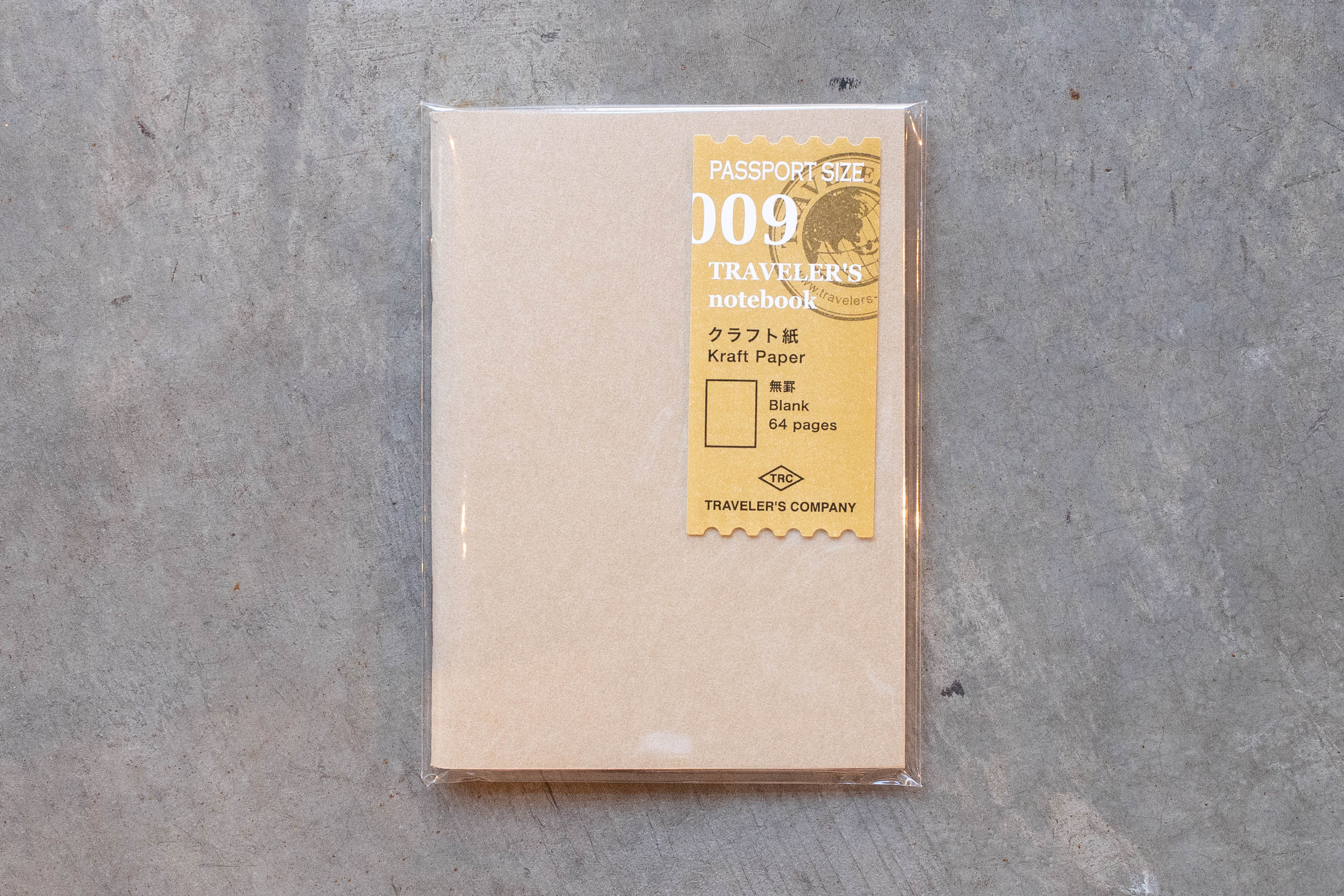 Traveler's Notebook Refill #009: Kraft Paper, Passport Size - St. Louis Art Supply