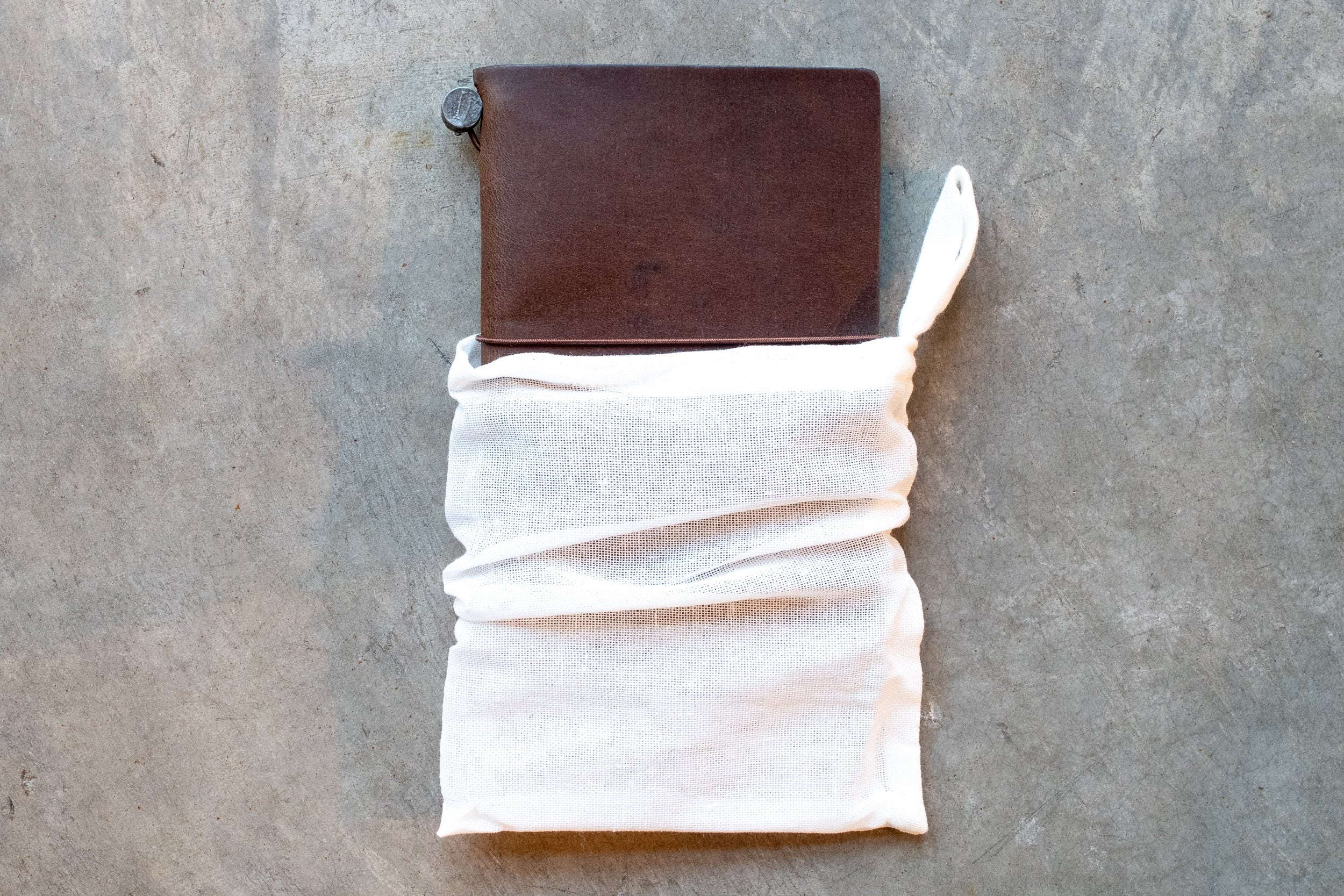 Traveler's Notebook Starter Set, Passport Size, Brown - St. Louis Art Supply