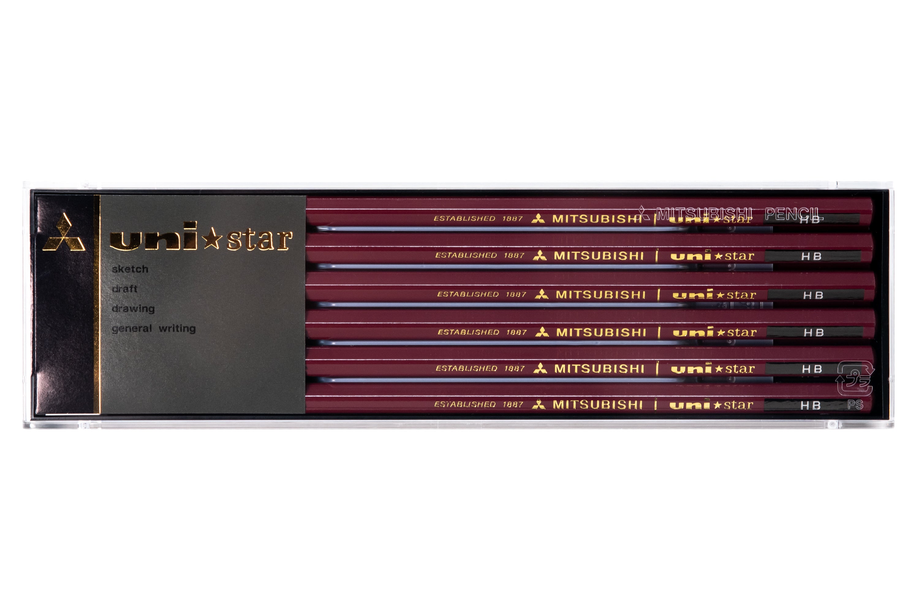 Mitsubishi Pencil Co. - Uni Star Pencil, HB, Set of 12 - St. Louis Art Supply