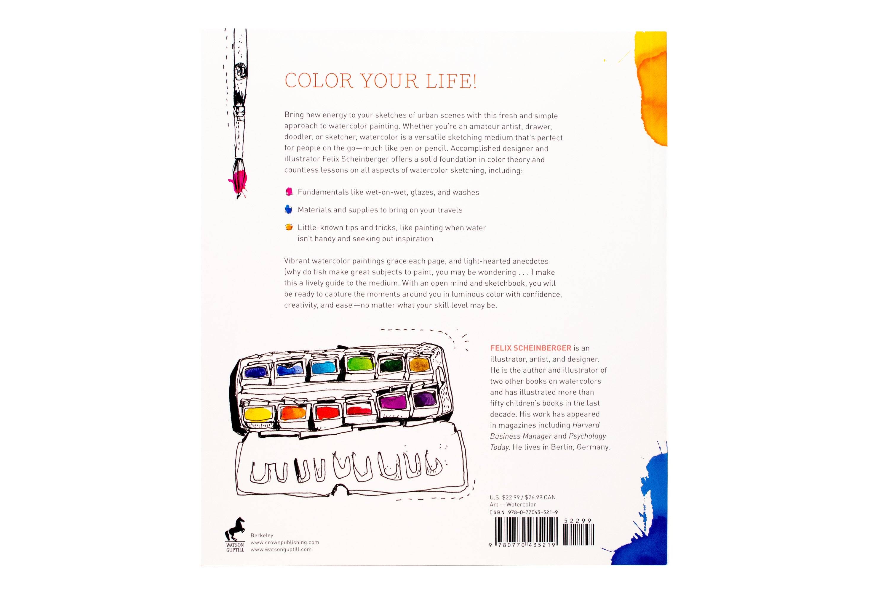 Felix Scheinberger - Urban Watercolor Sketching - St. Louis Art Supply