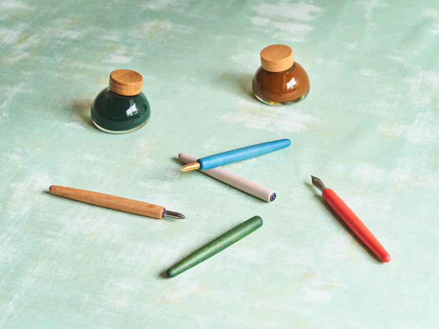 Mini Maple Pen Holder, Sunset