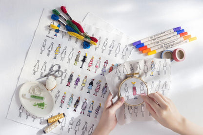 Cosmo Embroidery Floss, Traditional 7-Color Set