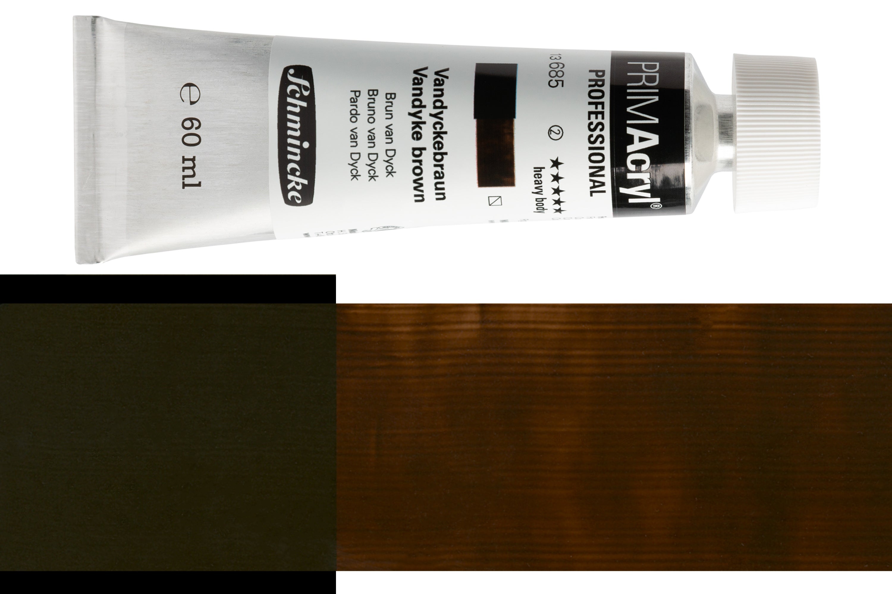 PRIMAcryl Professional Acrylic, #685 Vandyke Brown