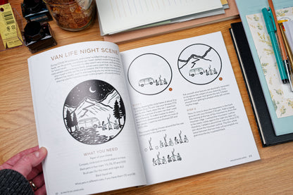 15-Minute Ink Landscapes