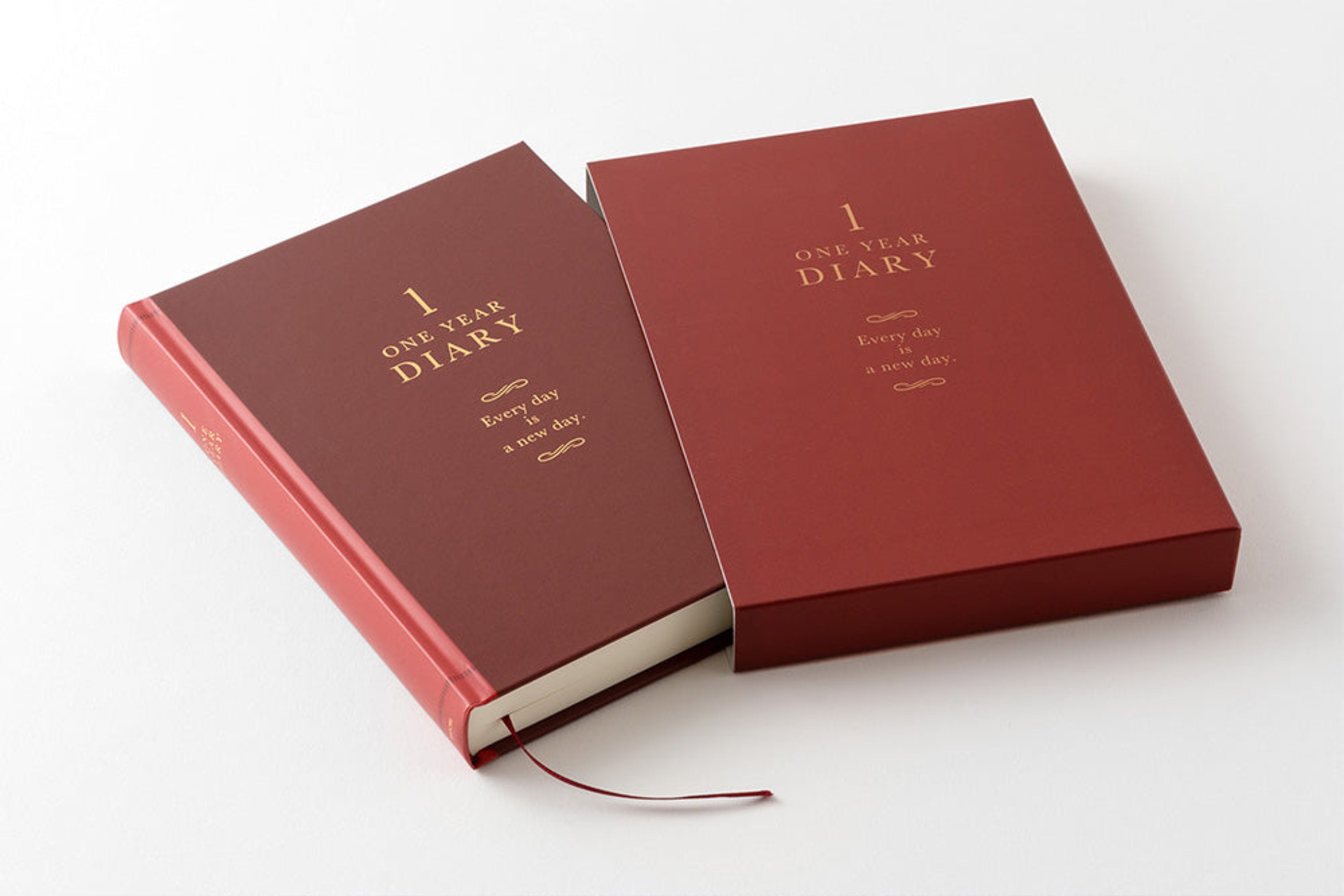 One Year Diary, Red Hardcover